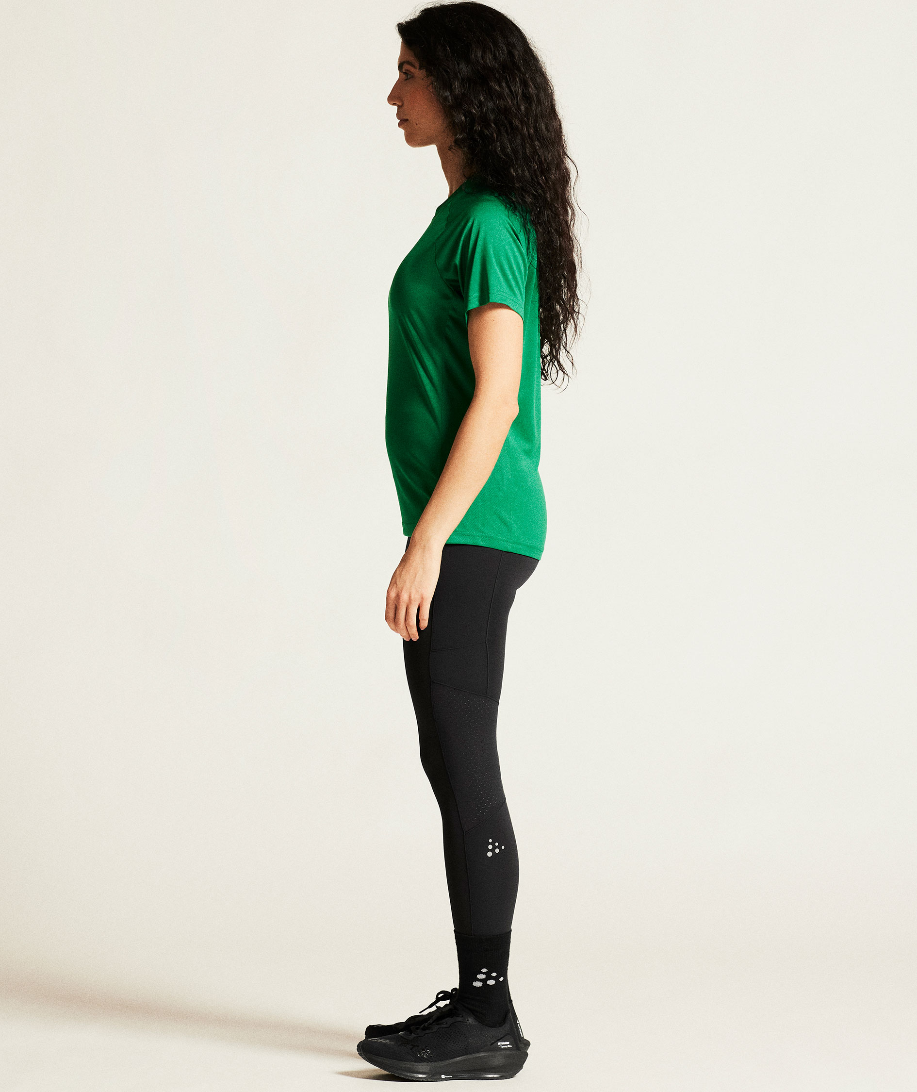 Craft Rush 2.0 damen T-Shirt, Team green, large image number 4