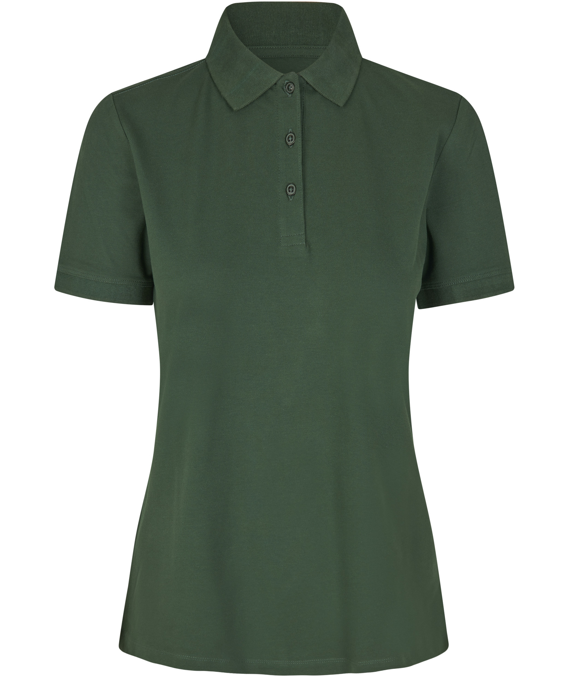 ID &oslash;kologisk dame polo T-shirt, Flaskegr&oslash;n, Flaskegr&oslash;n, swatch