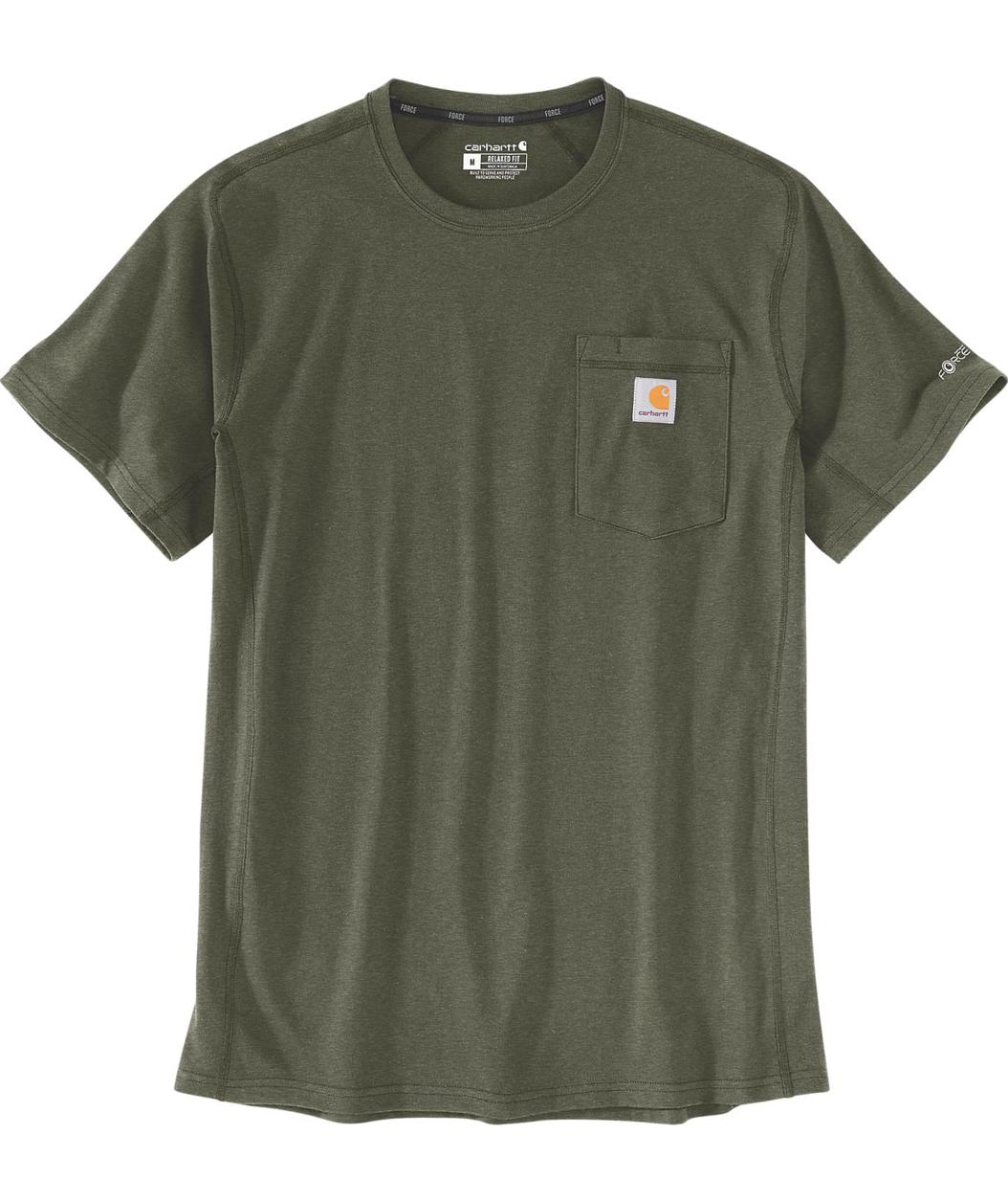 Carhartt Force T-shirt, Basil Heather