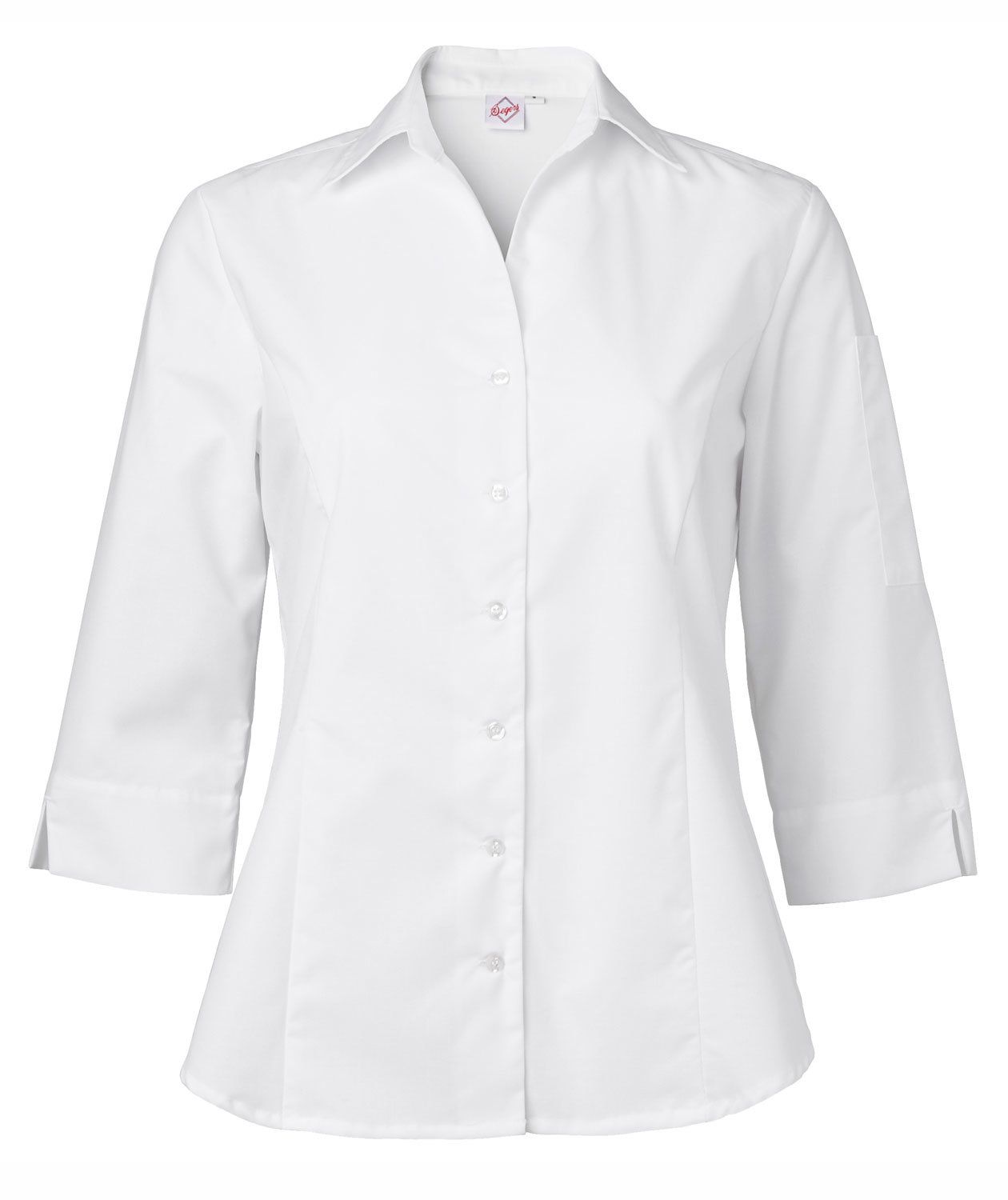 Segers skjorta dam med 3/4 &auml;rmar, Vit