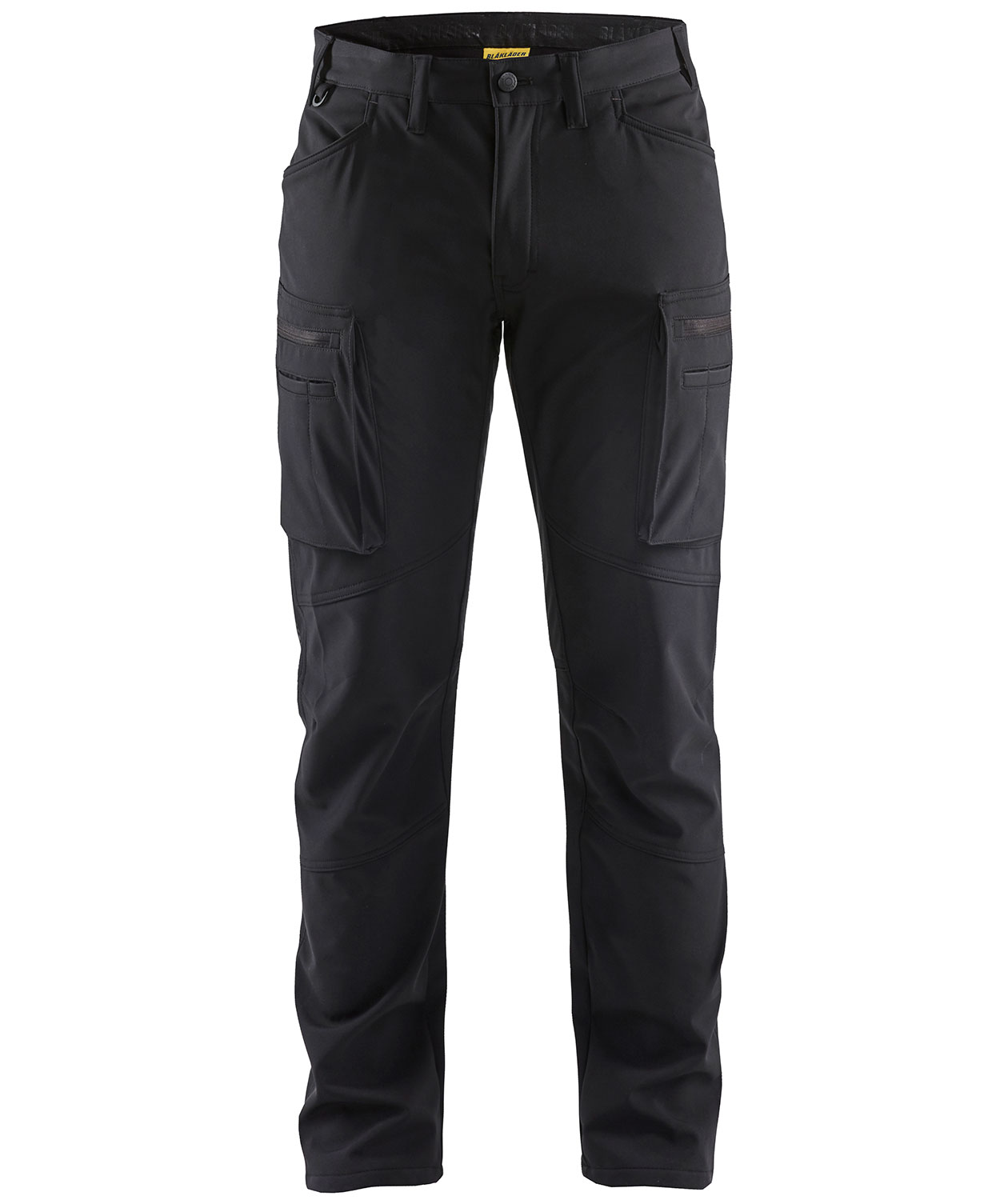 Bl&aring;kl&auml;der softshell servicebukser, Sort