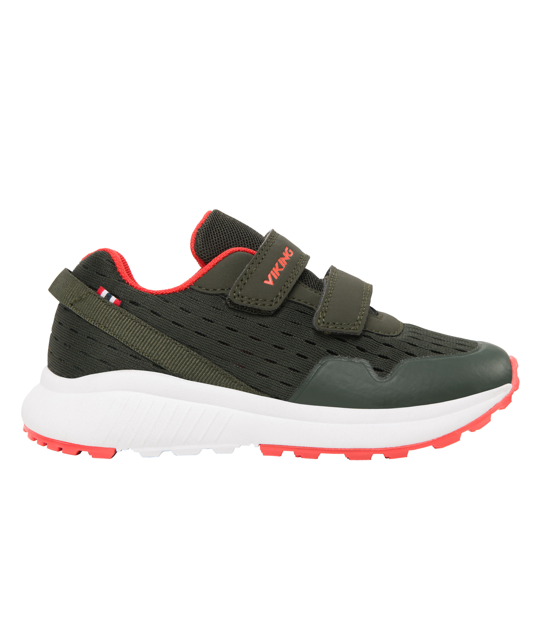 Viking Aery Breeze 2V sneakers till barn, Huntinggreen/Red