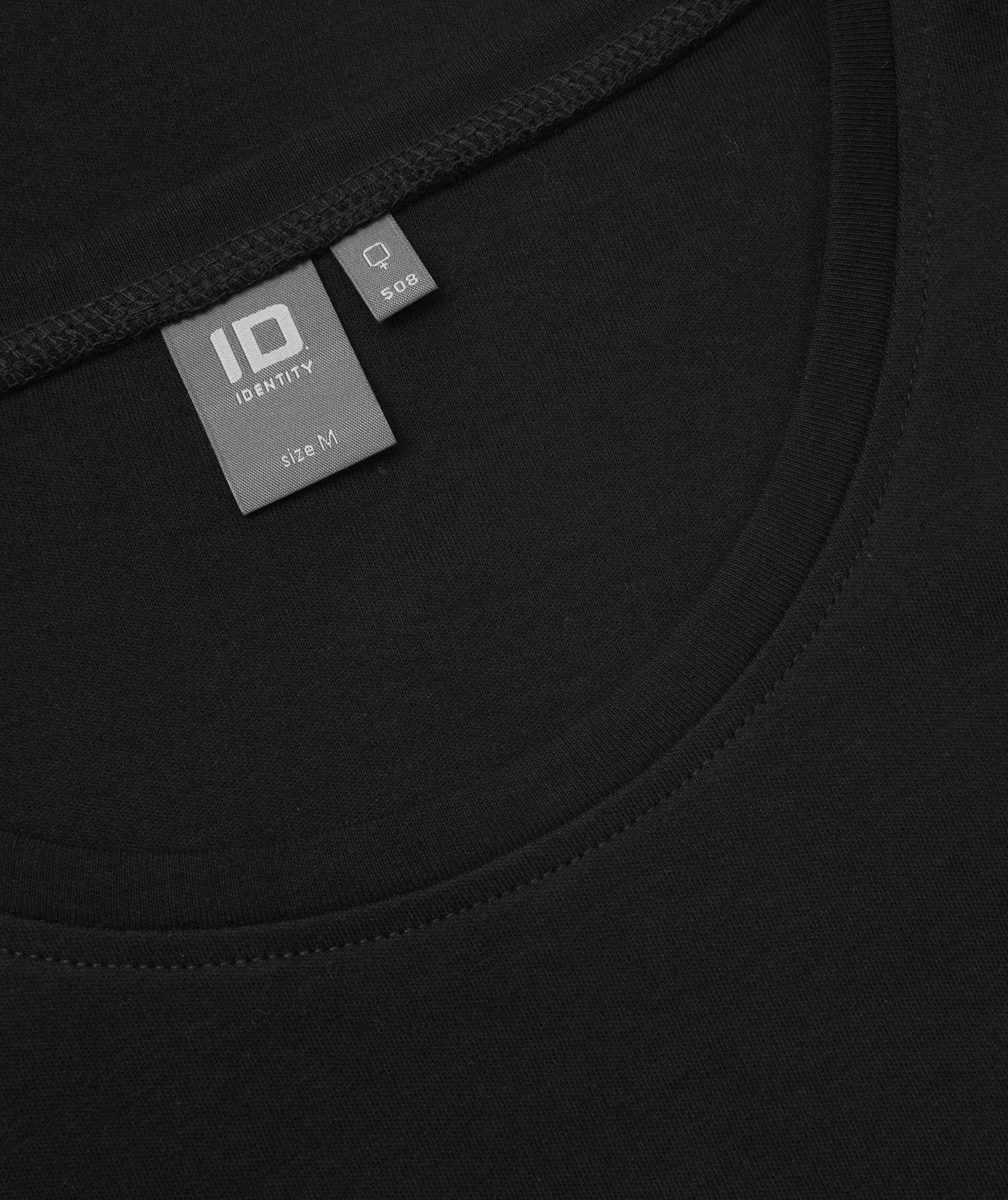 ID Identity Interlock T-shirt dam, Svart, large image number 3