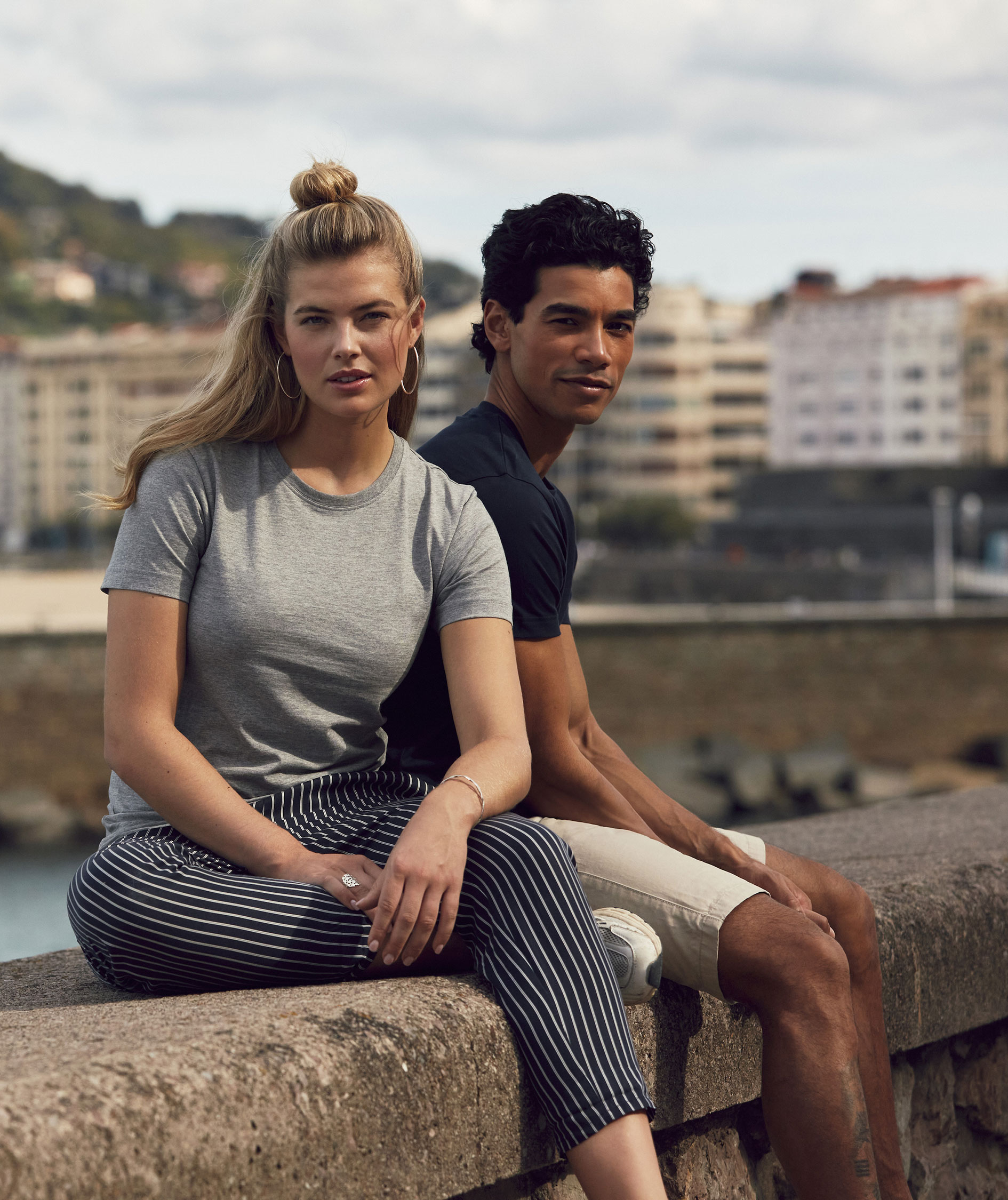 Clique Premium Long-T T-shirt, Gr&aring; Melange, large image number 5