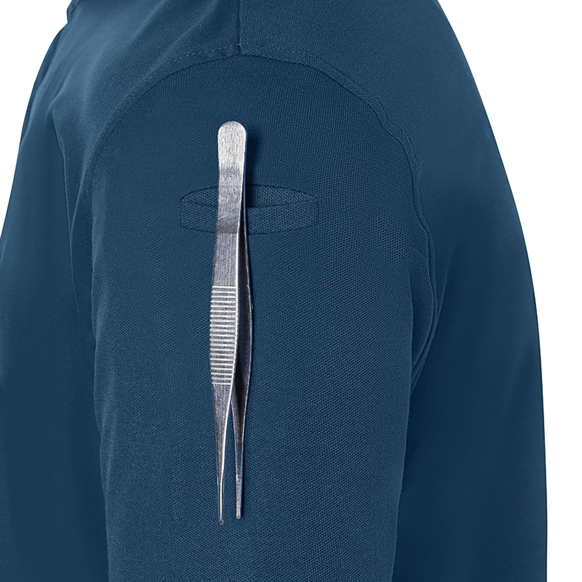 Karlowsky DIAMOND CUT&reg; Avantgarde kort&aelig;rmet kokkejakke, Steel Blue, large image number 5