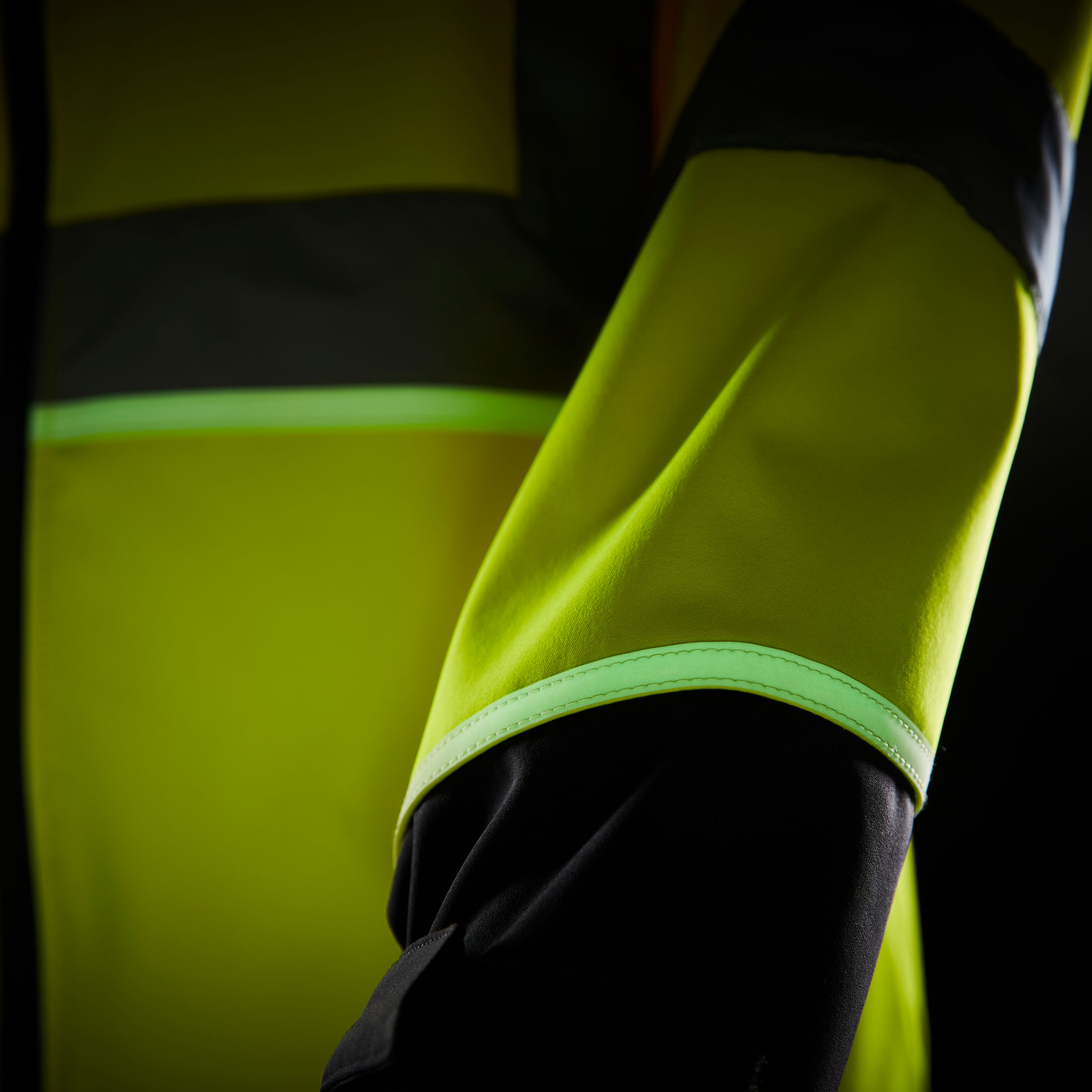 Helly Hansen UC-ME softshelljakke, Hi-vis Gul/Ebony