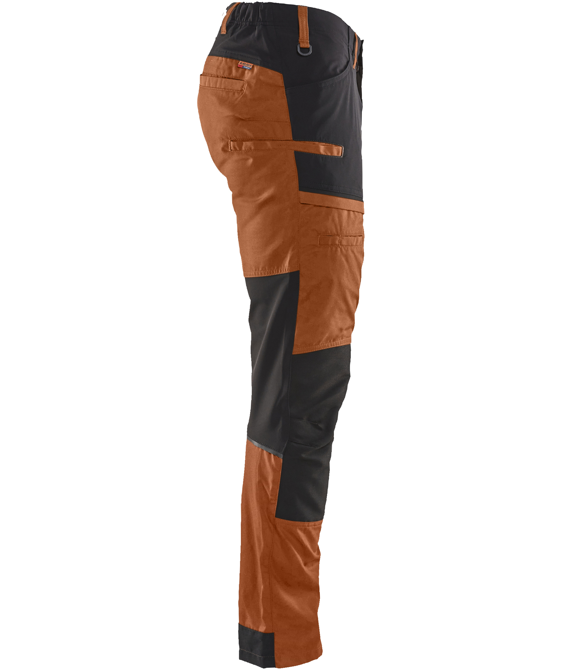 Bl&aring;kl&auml;der Unite work trousers, Rust/black, large image number 2