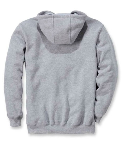 Carhartt Marquette h&aelig;ttetr&oslash;je med lynl&aring;s, Gr&aring;&nbsp;Melange, large image number 2