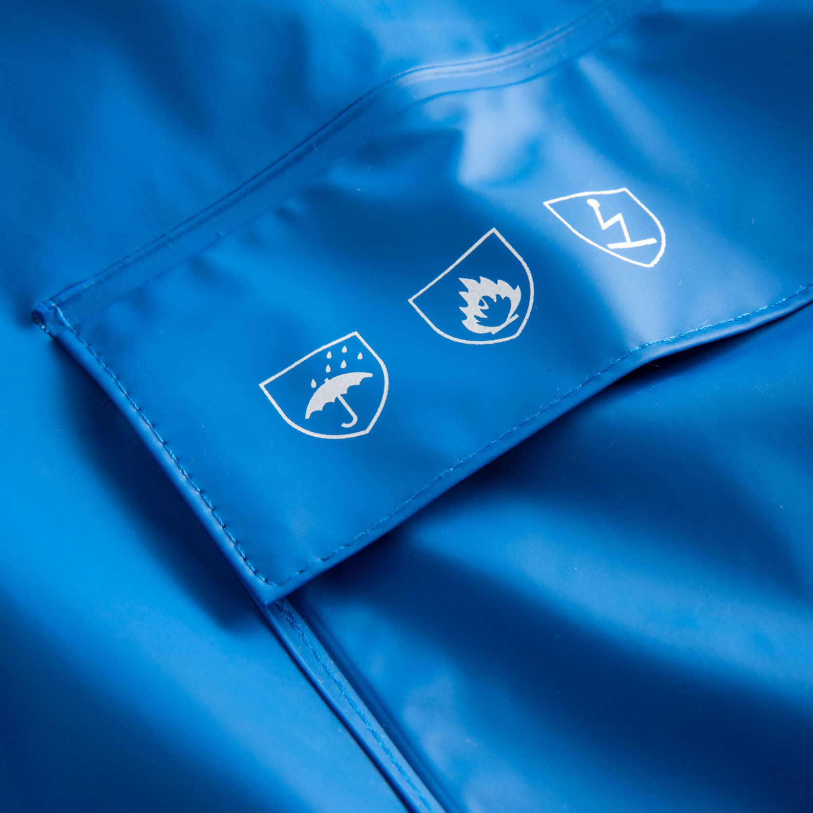 Lyngs&oslash;e Multinorm PU Regenjacke, K&ouml;nigsblau, large image number 2