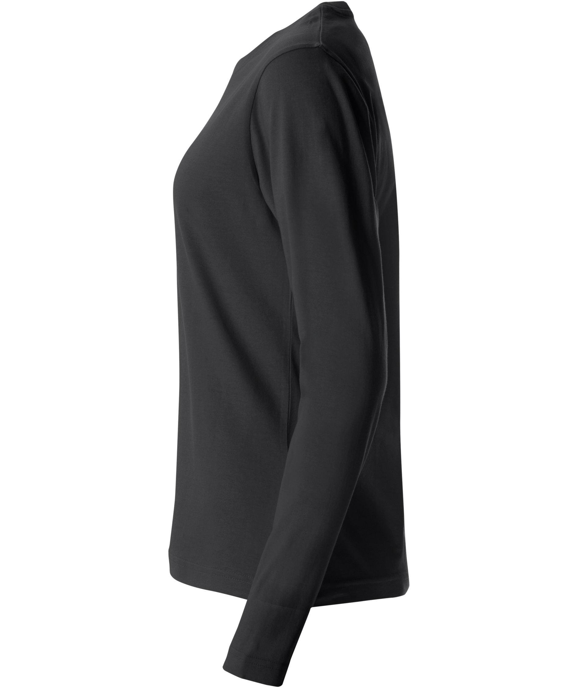 Clique Basic-T women's long-sleeved T-shirt, Black, large image number 3
