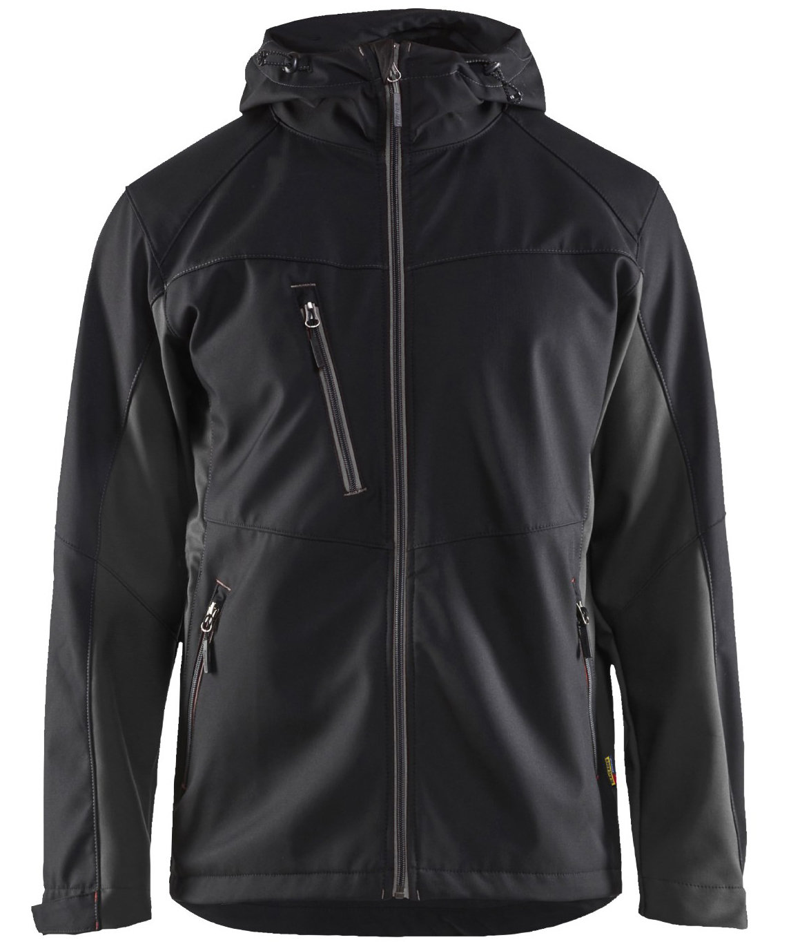 Bl&aring;kl&auml;der Unite softshelljakke, Svart/M&oslash;rkegr&aring;