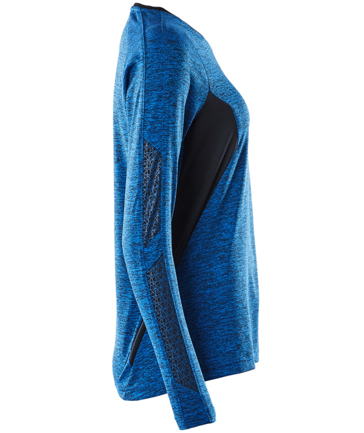 Mascot Accelerate Coolmax lang&auml;rmliges Damen T-Shirt, Azurblau/Dunkel Marine, large image number 2