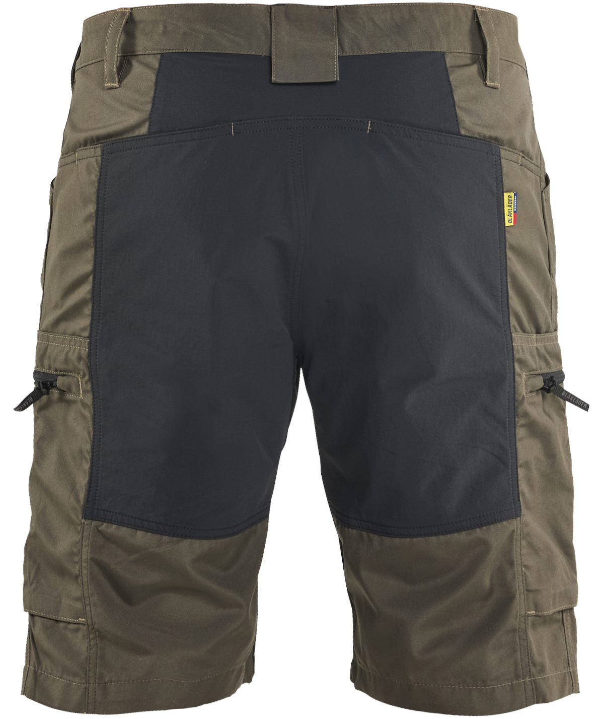 Bl&aring;kl&auml;der Unite arbejdsshorts, Olivengr&oslash;n/Sort