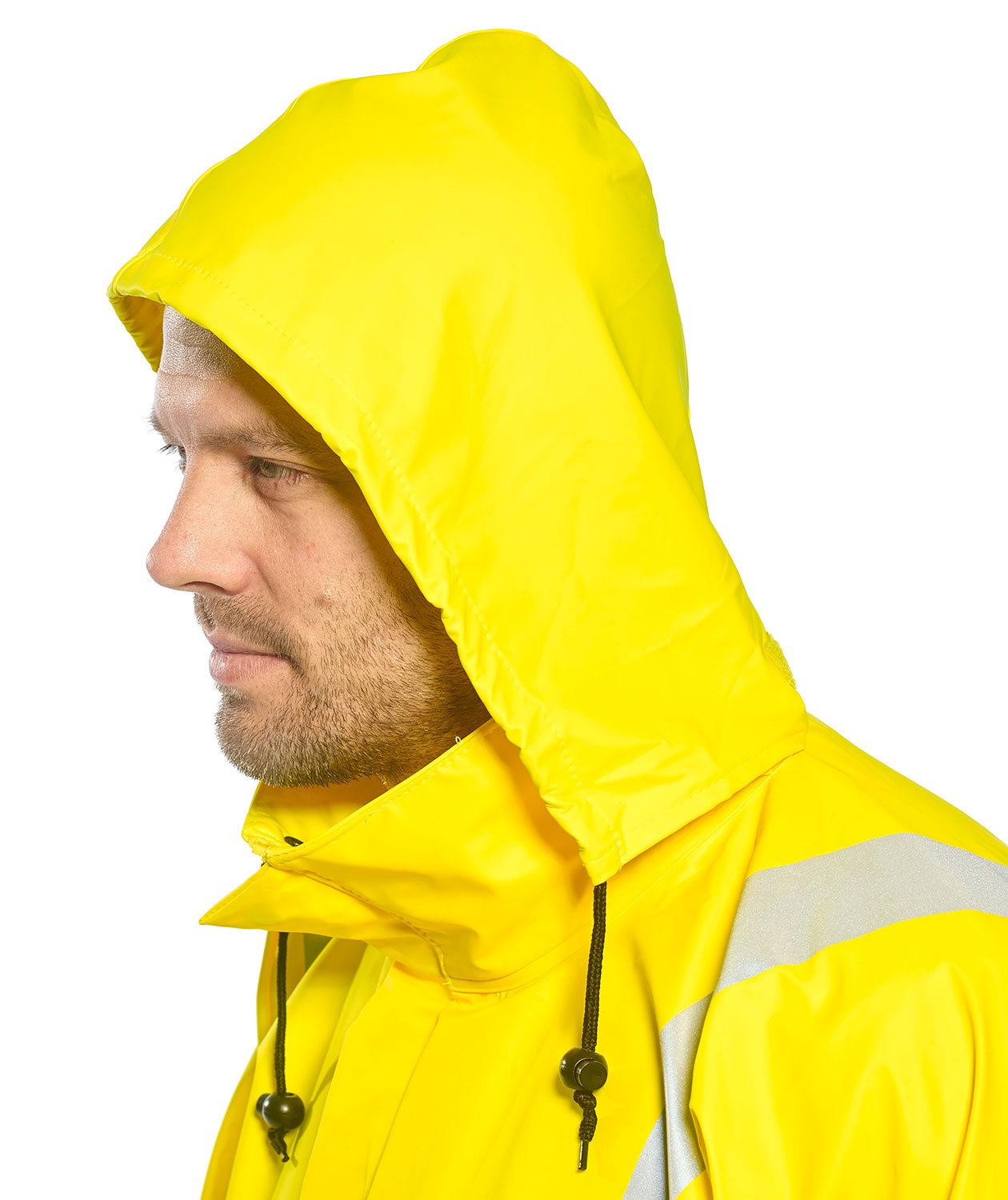 Portwest FR Sealtex rain jacket, Hi-Vis Yellow, large image number 2