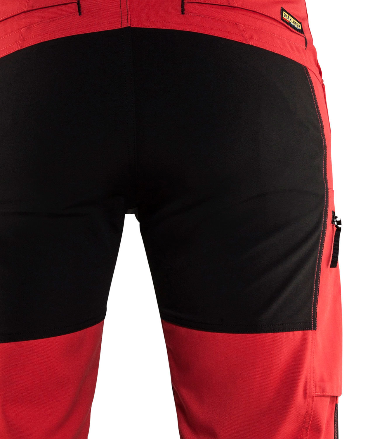 Bl&aring;kl&auml;der Unite servicebukser, R&oslash;d/Sort, large image number 4