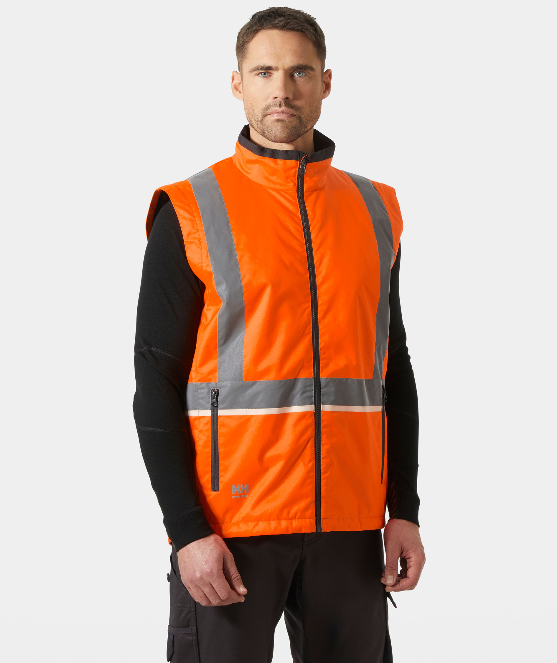 Helly Hansen UC-ME 2-in-1 insulator jacket, Hi-vis Orange/Ebony, large image number 1
