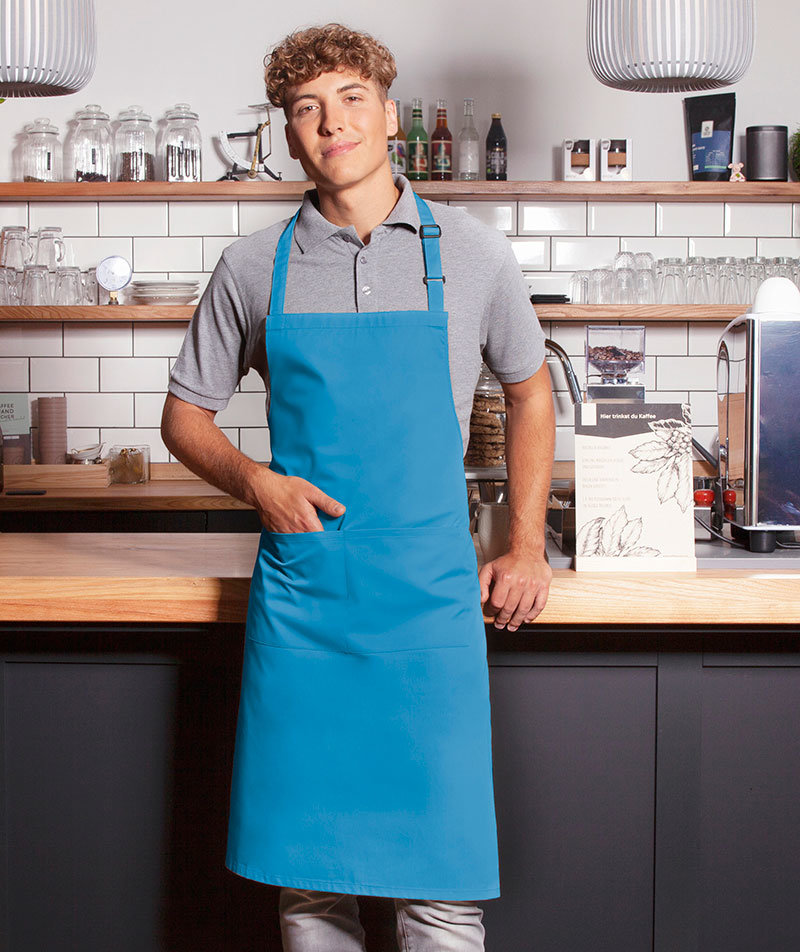 Karlowsky Basic br&ouml;stlappsf&ouml;rkl&auml;de med fickor, Turkos