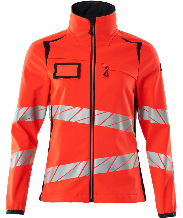 Mascot Accelerate Safe dame softshelljakke, Hi-Vis R&oslash;d/M&oslash;rk Marine, Hi-Vis R&oslash;d/M&oslash;rk Marine, swatch
