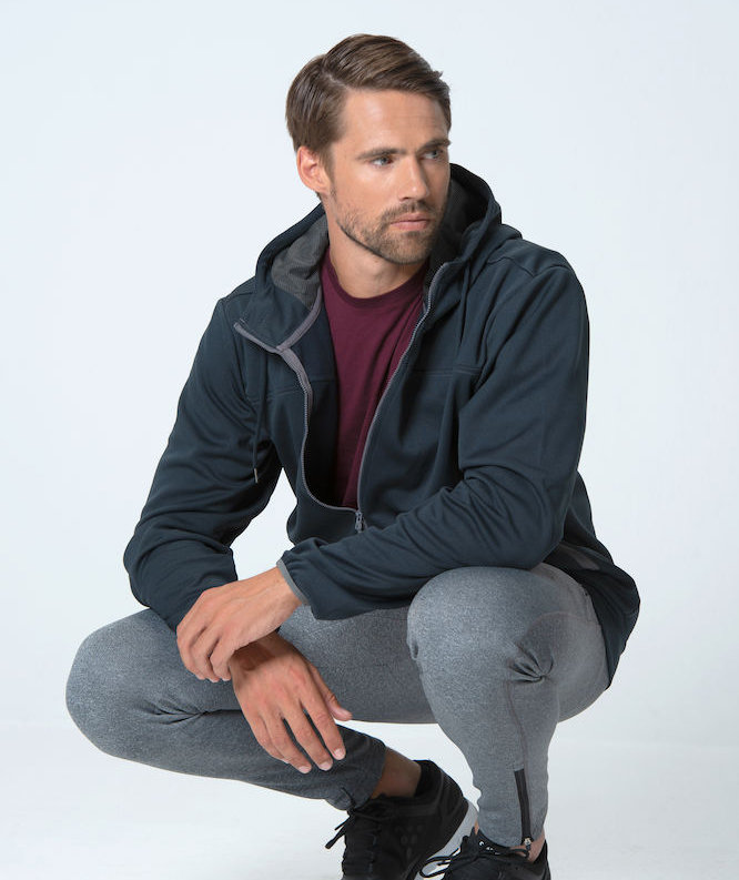 Clique Ottawa hoodie with full zipper, Dark Marine Blue, large image number 3
