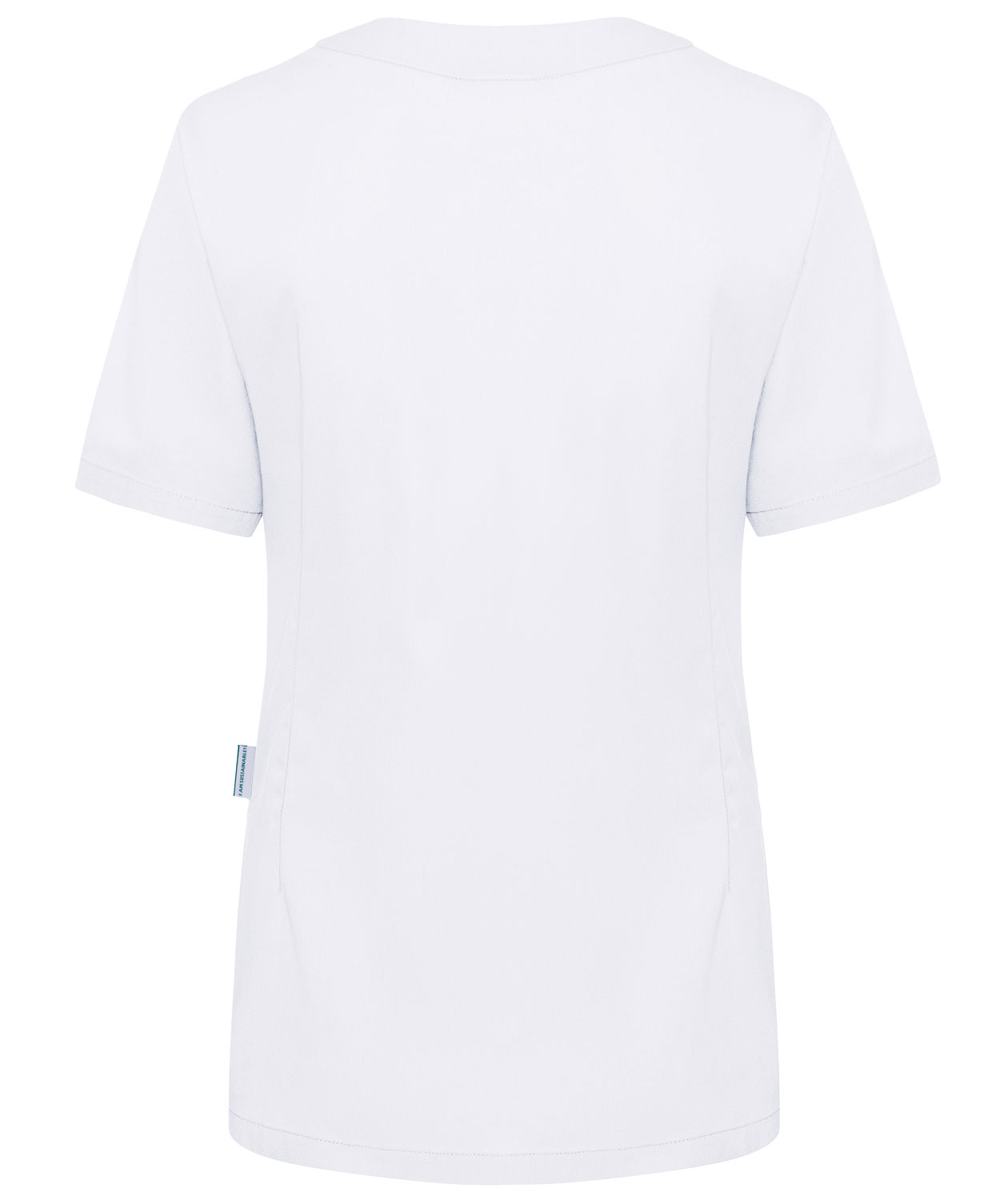 Karlowsky Essential kort&auml;rmad tunika dam, Vit, large image number 2