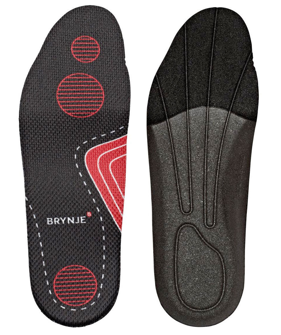 Brynje&nbsp;Flex&nbsp;Fit&nbsp;indl&aelig;gss&aring;ler&nbsp;til&nbsp;tr&aelig;sko uden h&aelig;lkappe, Sort