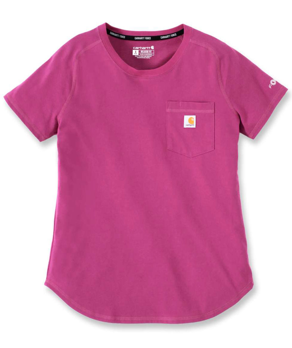 Carhartt Force dame T-skjorte, Magenta Agate, large image number 0