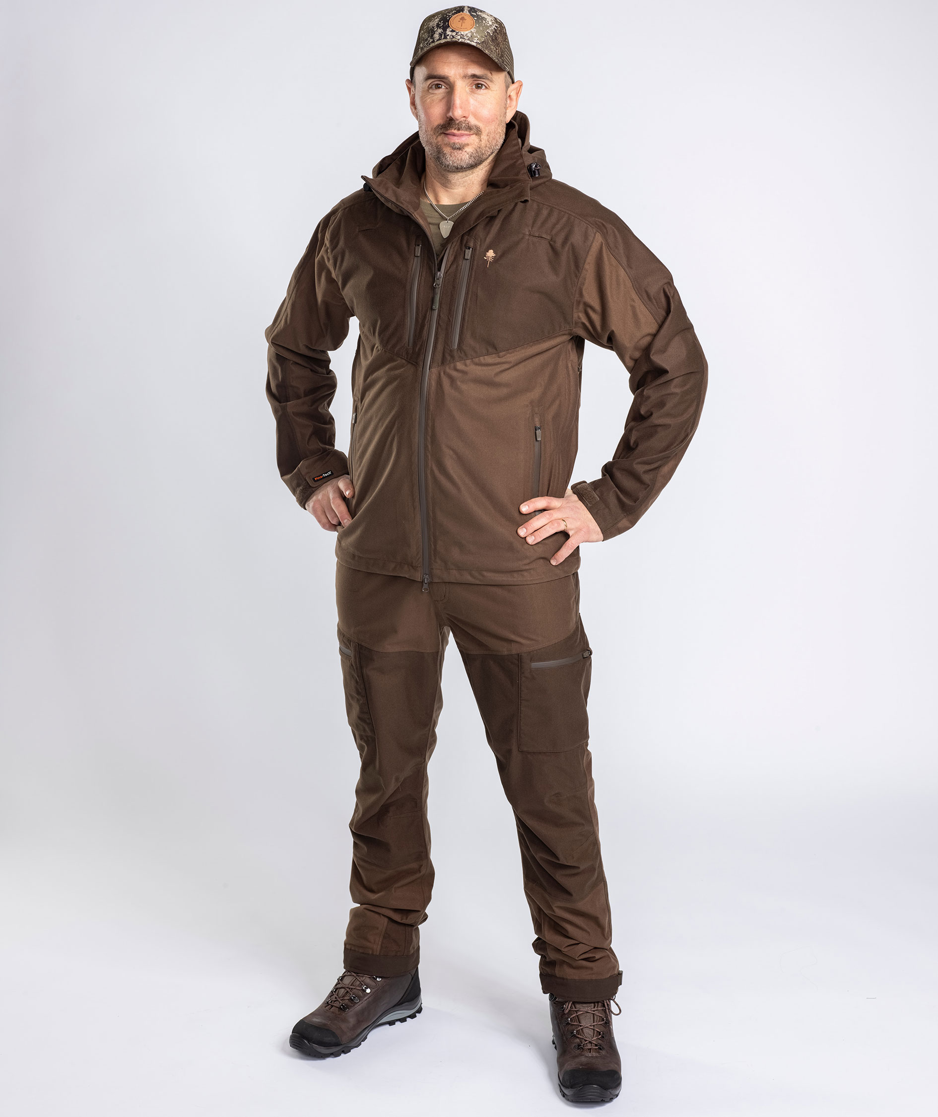 Pinewood Retriever Active jakke, Hunting Brown/Suede Brown, large image number 10