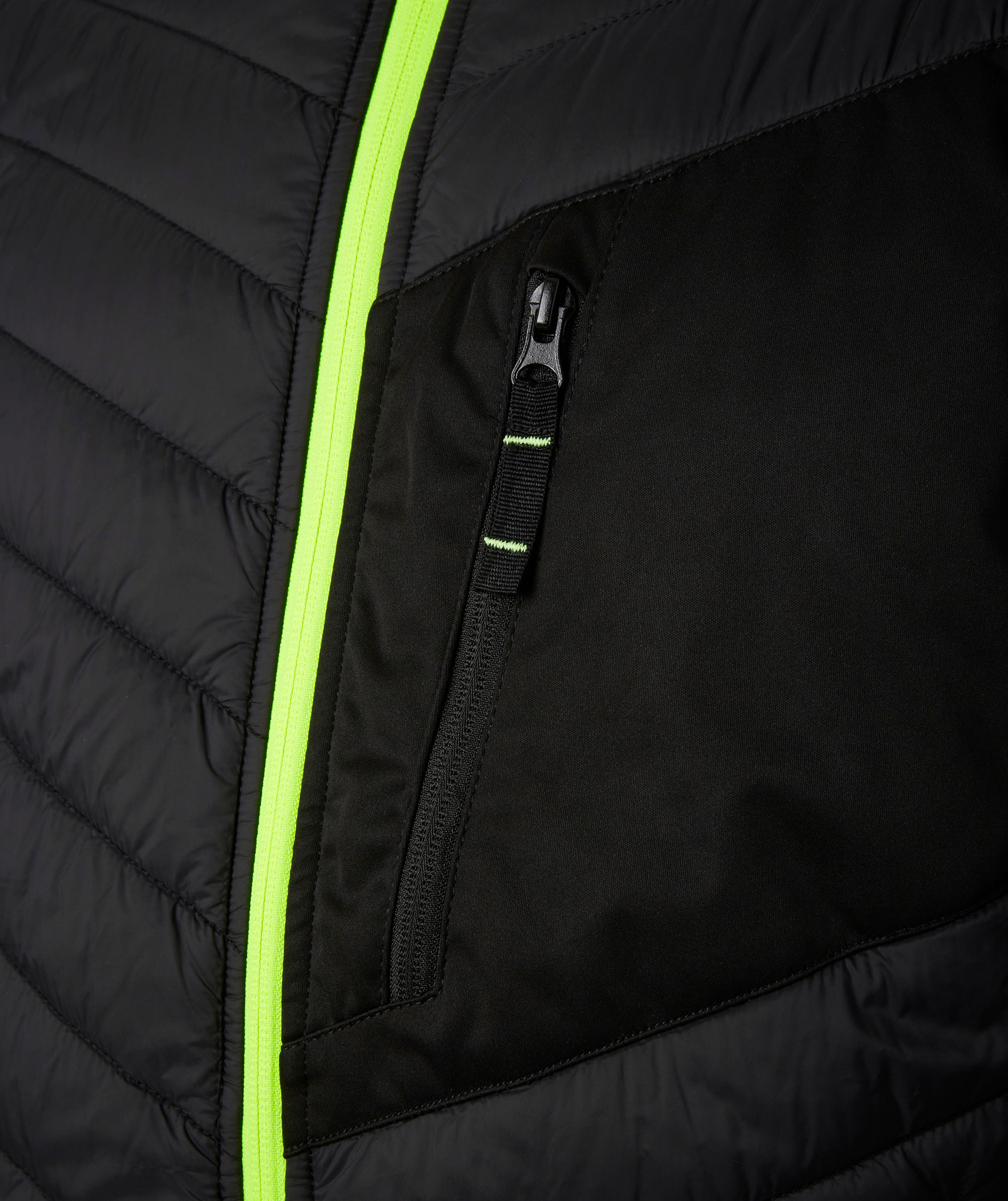 Top Swede quiltet jakke 355, Sort, large image number 4