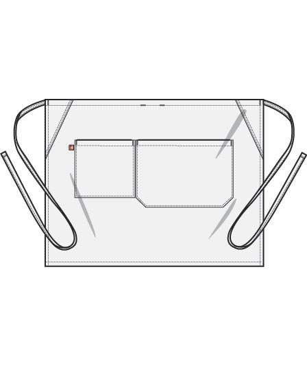 Segers f&ouml;rkl&auml;de med fickor, Striped Denim, Striped Denim, large image number 2