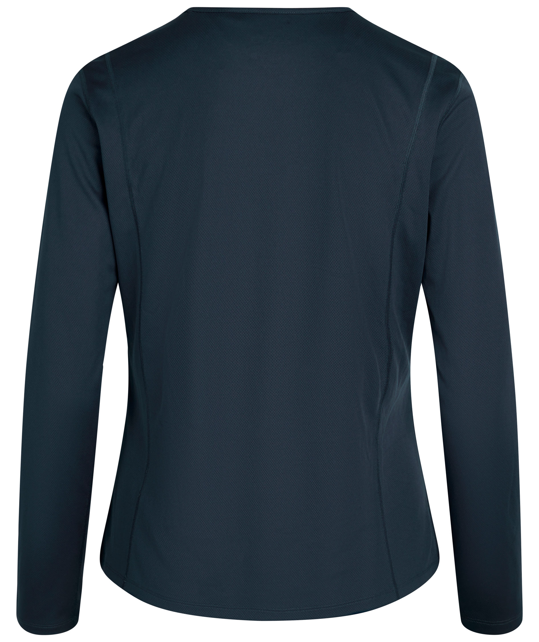 Zebdia l&aring;ng&auml;rmad T-shirt dam, Navy