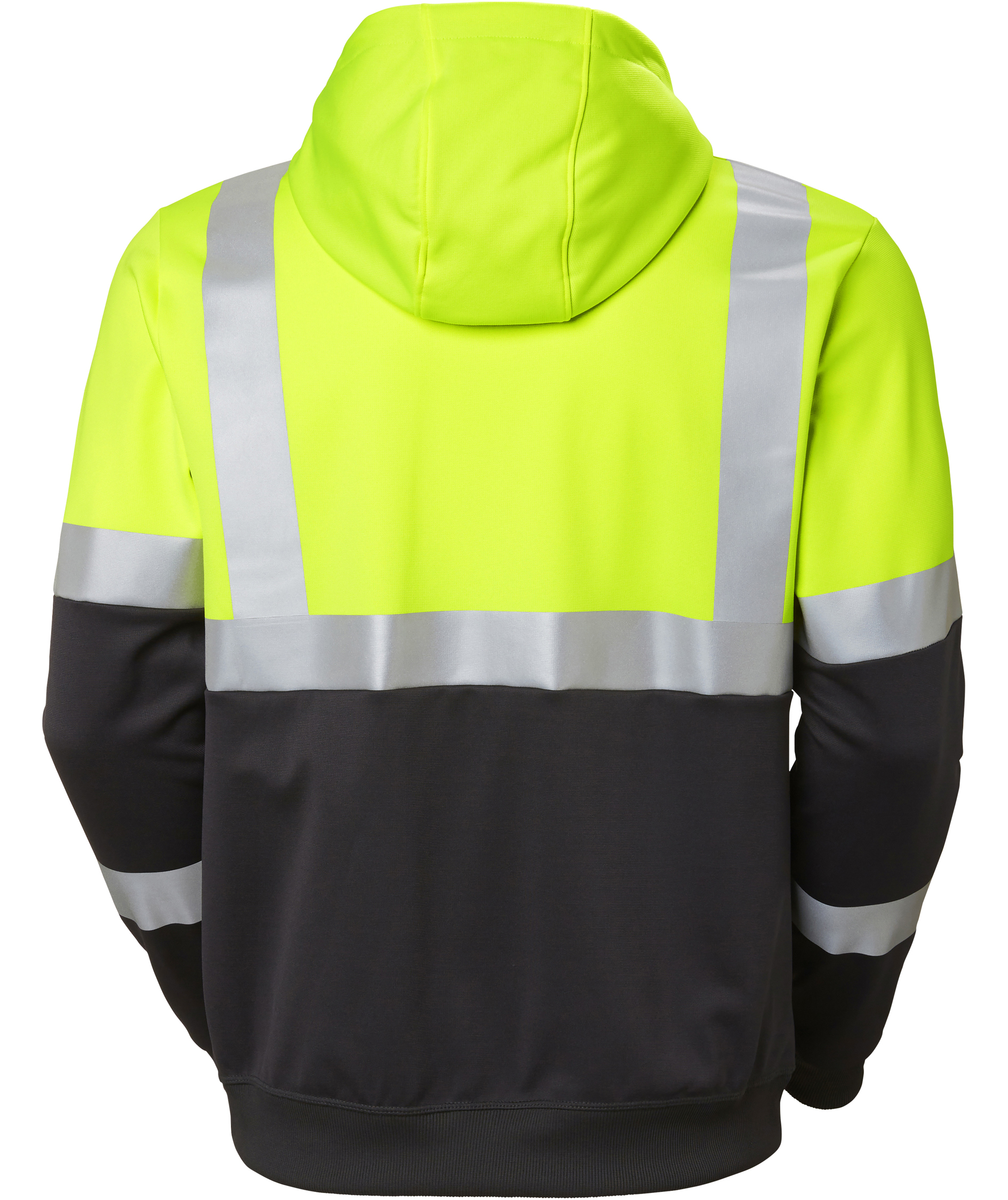 Helly Hansen Addvis hettegenser med glidel&aring;s, Hi-vis Gul/Ebony, large image number 2