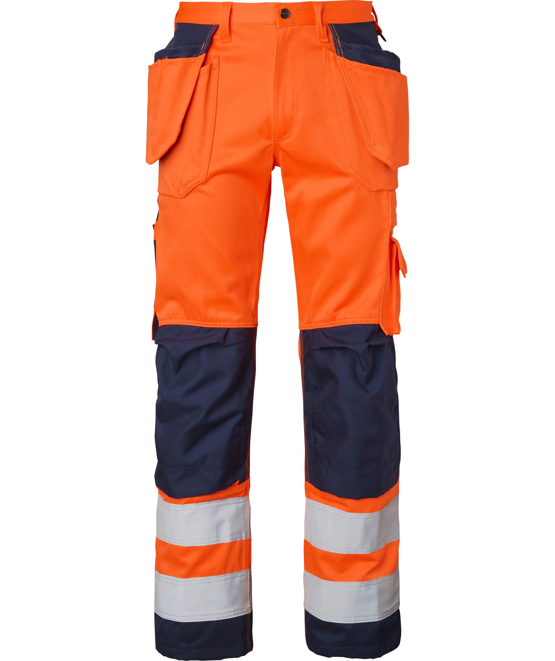 Top Swede hantverksbyxa 2516, Varsel Orange/Navy