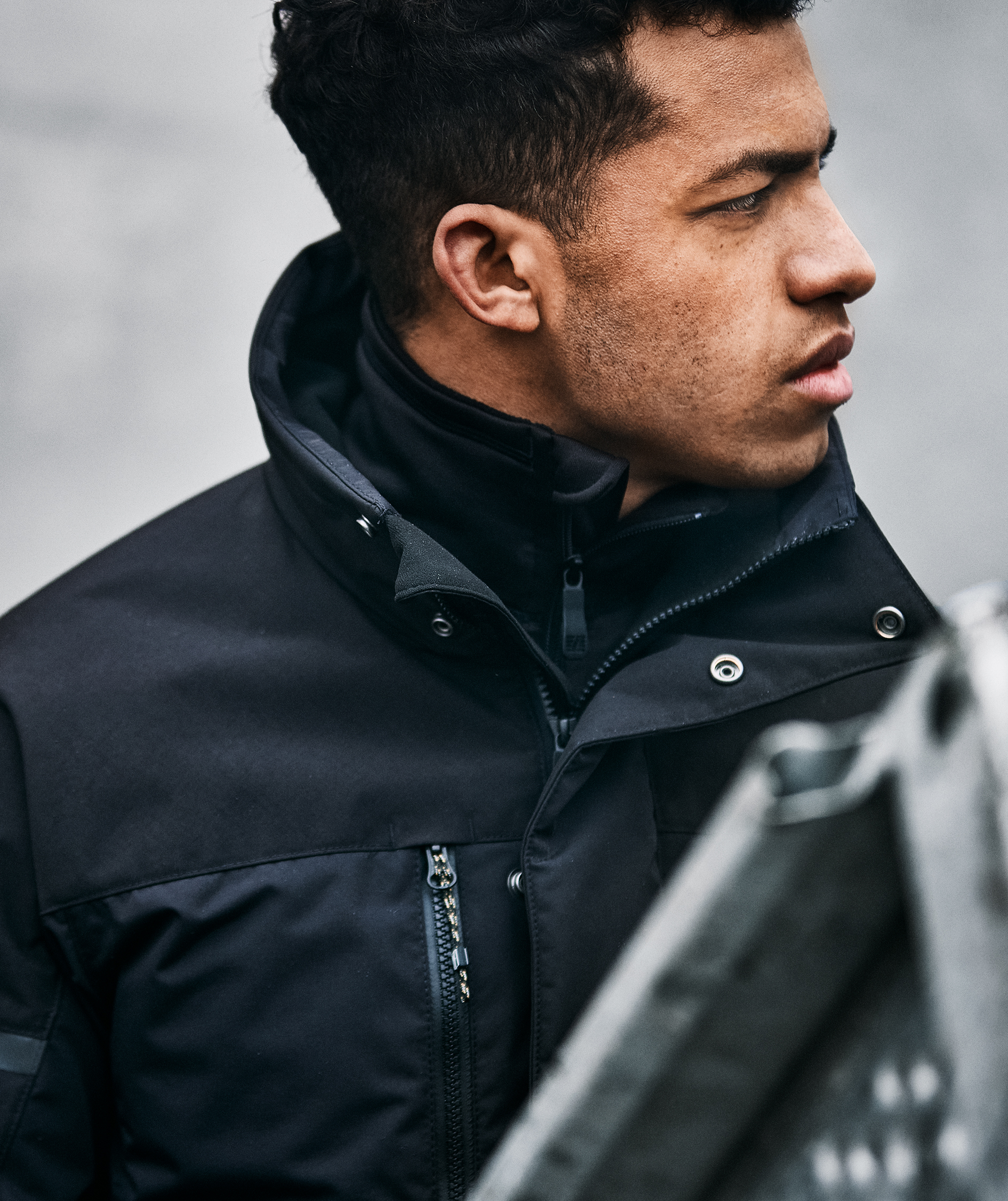 Snickers AllroundWork vinterjakke 1106, Black/Black, large image number 5