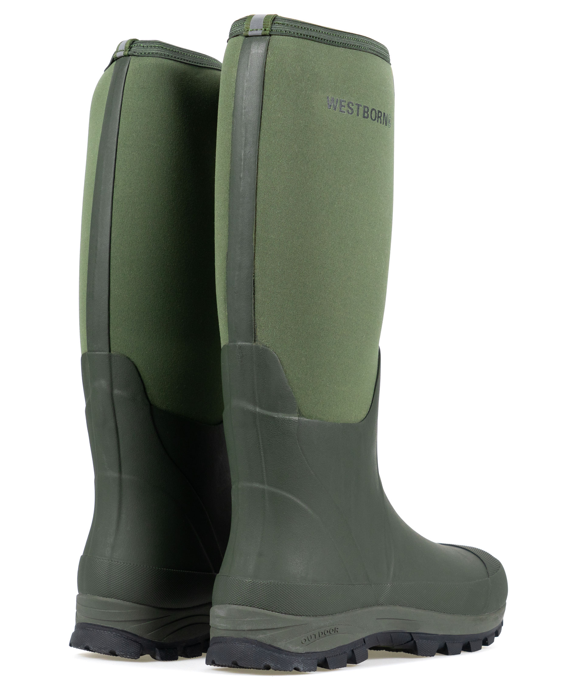2:a sortering Westborn gummist&ouml;vlar, Olive green, large image number 6