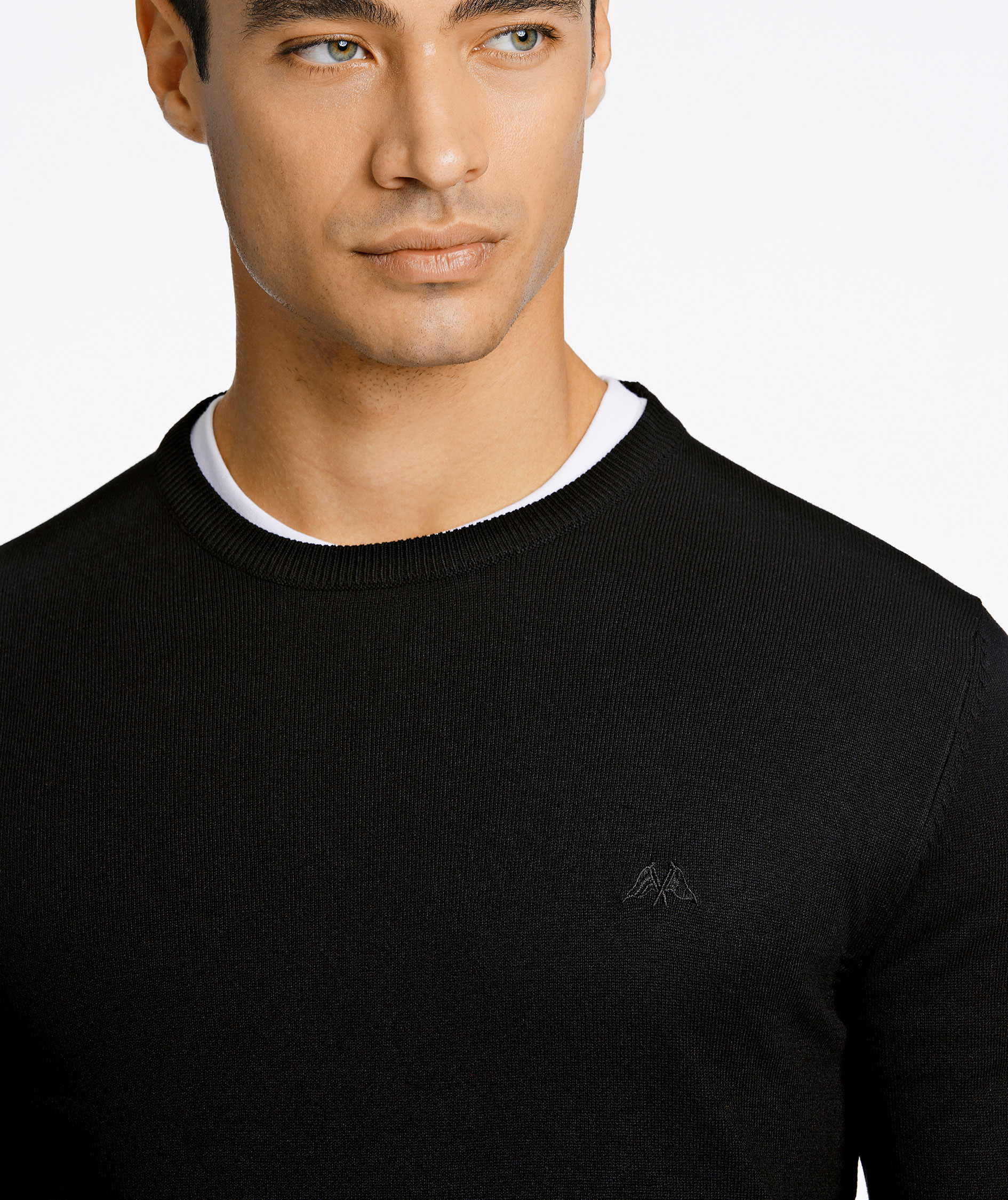 Lindbergh stickad tr&ouml;ja, Black, large image number 3