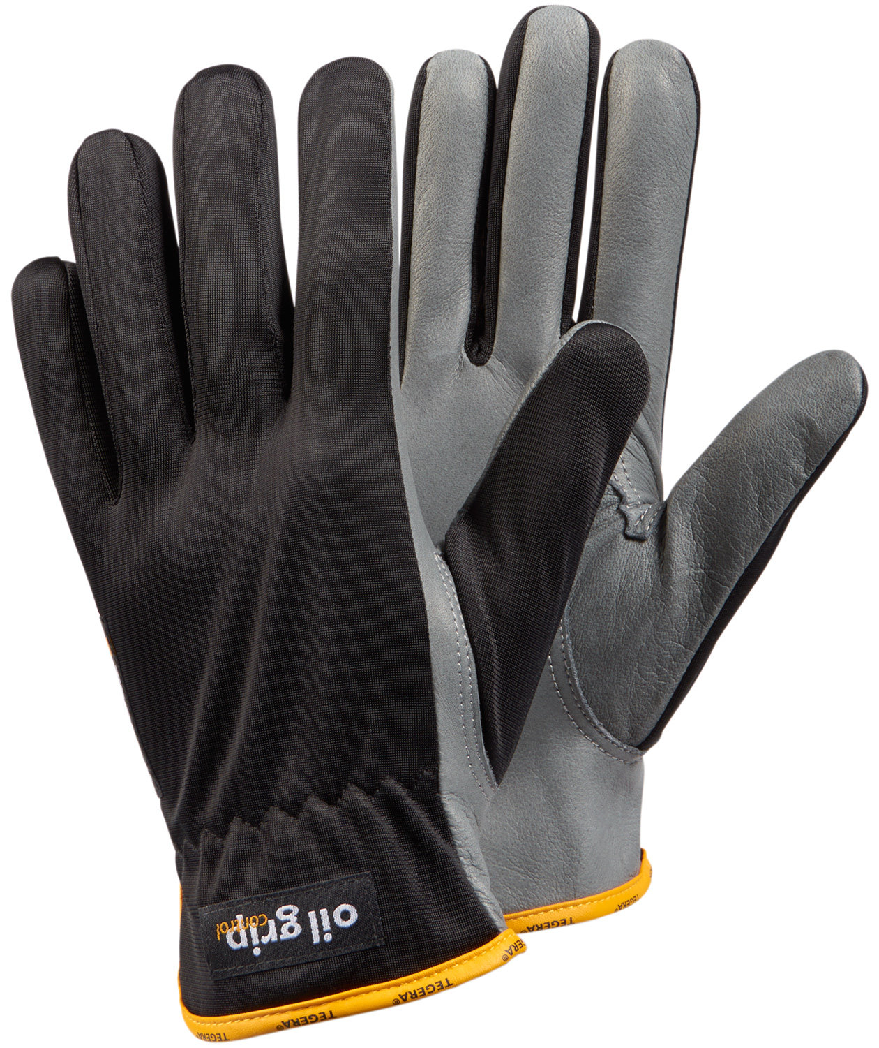 Tegera 6614 arbetshandskar, Svart/Gr&aring;