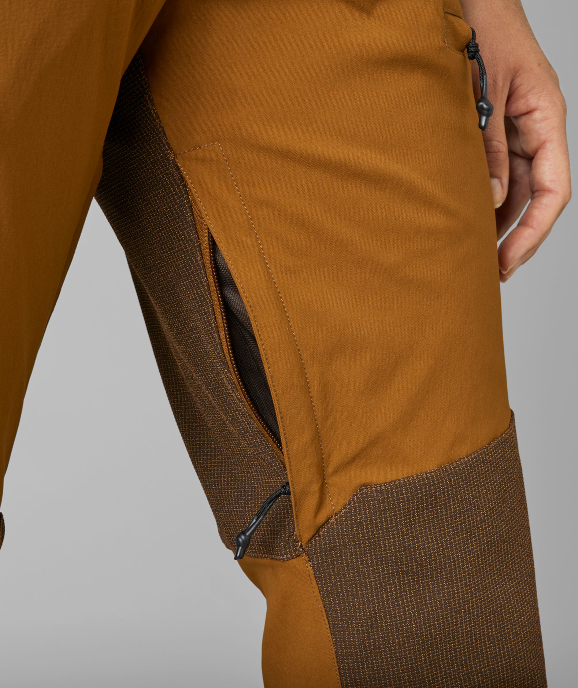 Seeland Larch membran byxa dam, Burnt clay, large image number 5