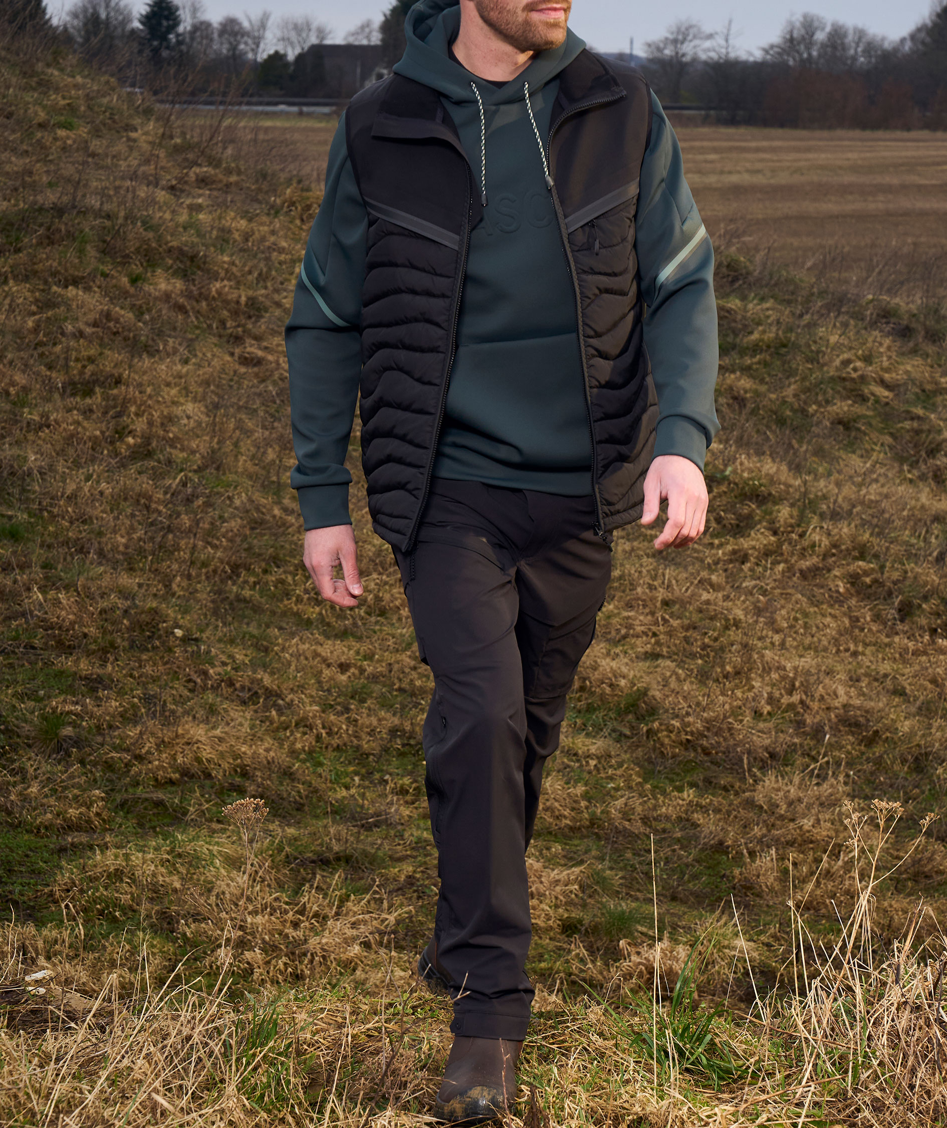 Mascot Customized Funktionshose Full Stretch, Schwarz, large image number 1