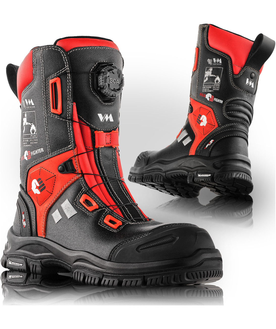 VM Footwear Red Fighter vernest&oslash;vler S3 boa