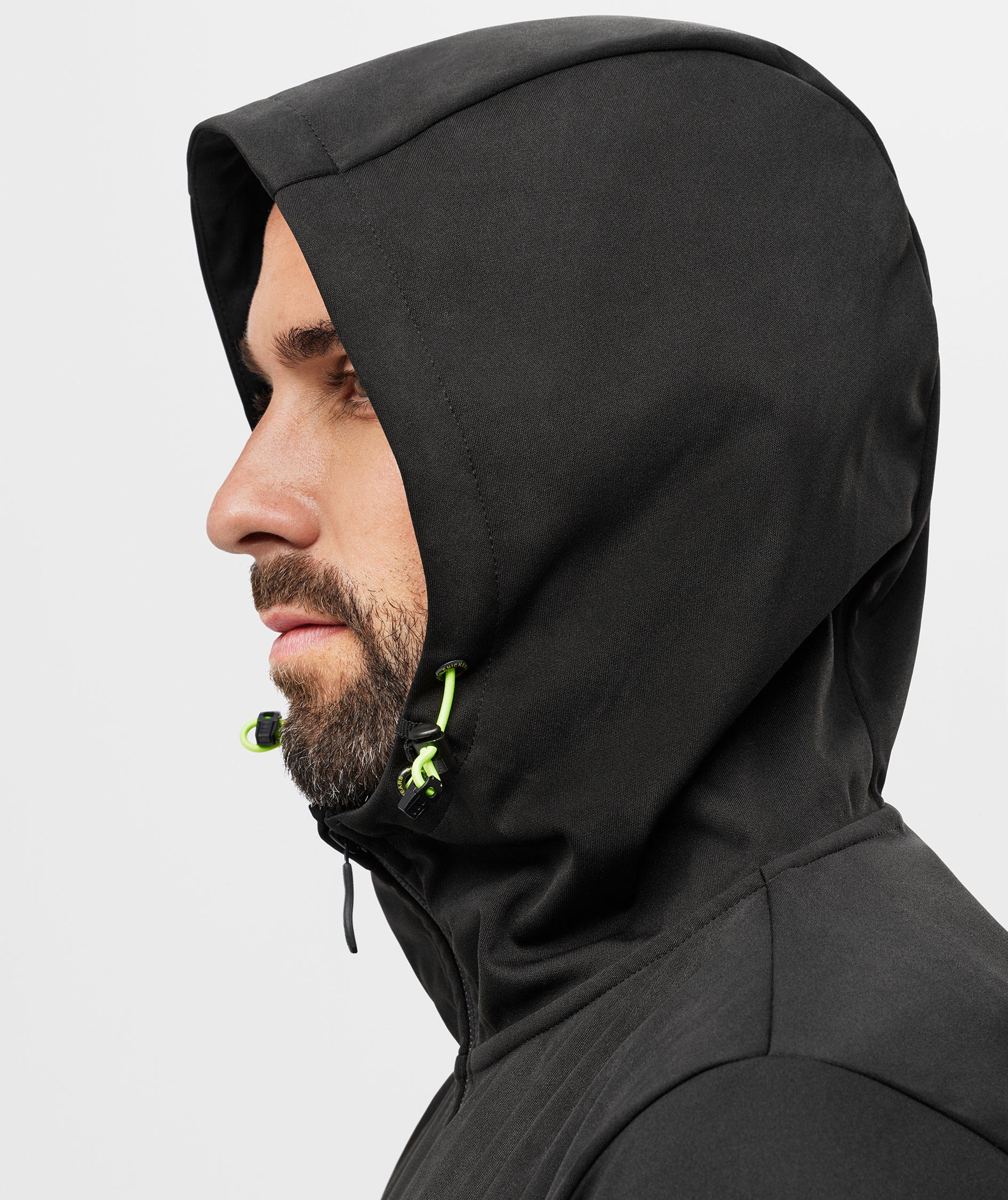 Snickers FlexiWork Windblocker softshell h&aelig;ttetr&oslash;je 8400, Black, large image number 7