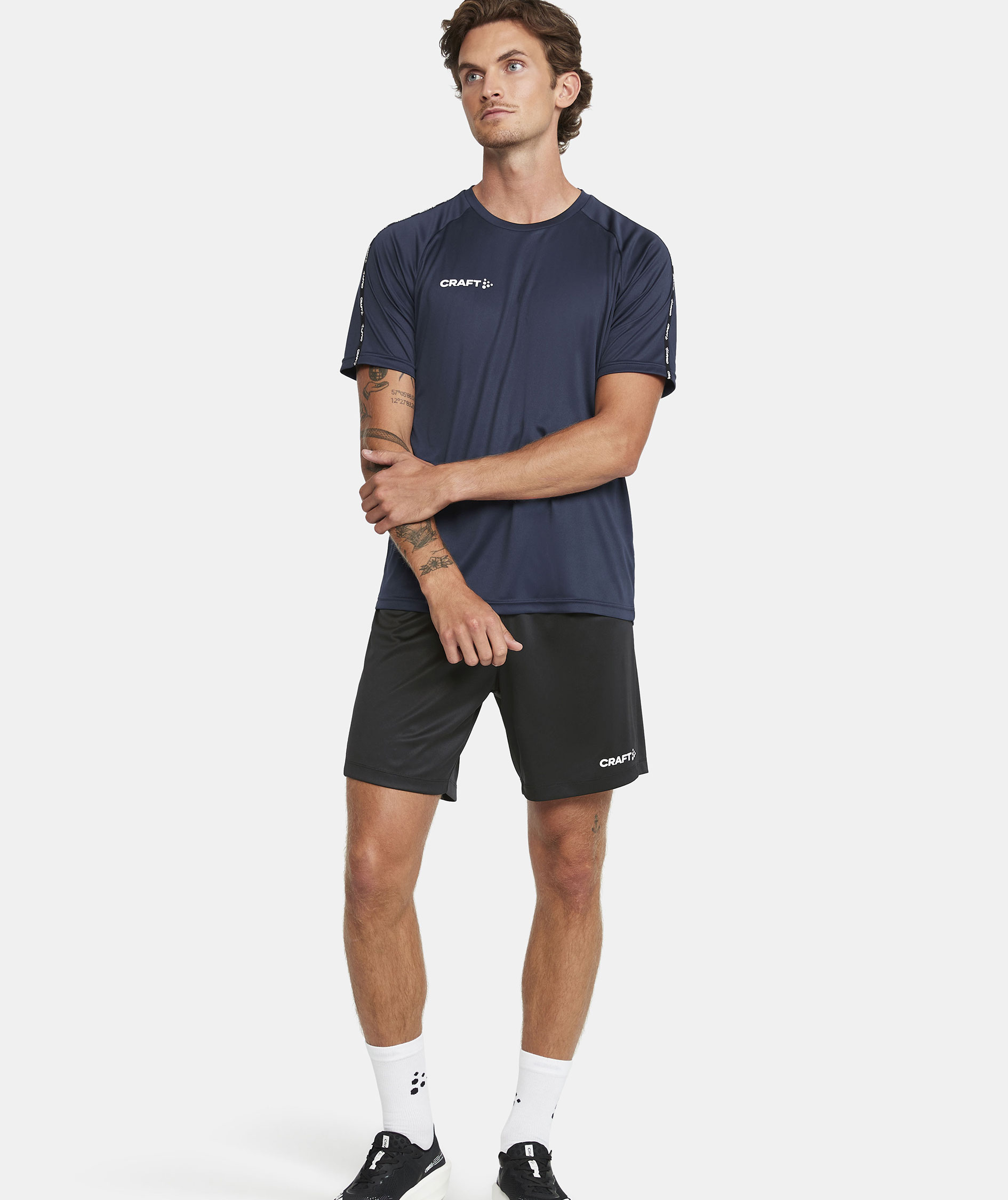 Craft Squad 2.0 Contrast Jersey T-shirt, Navy