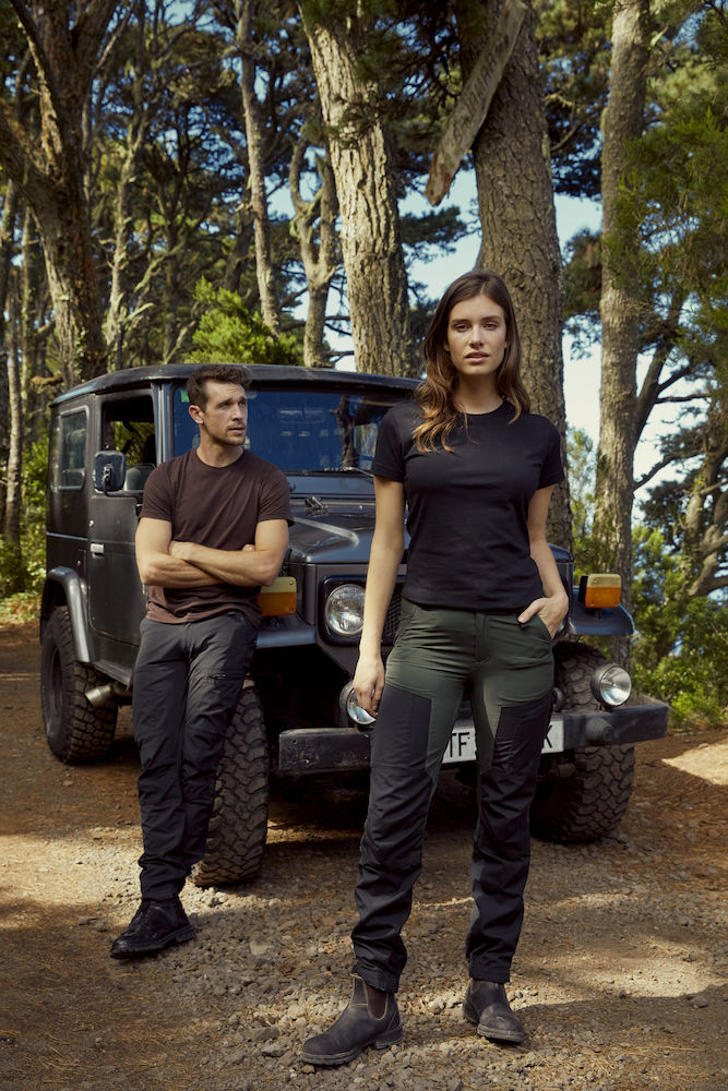 Clique Kenai Outdoor Damen Hose, Fog Green, large image number 1