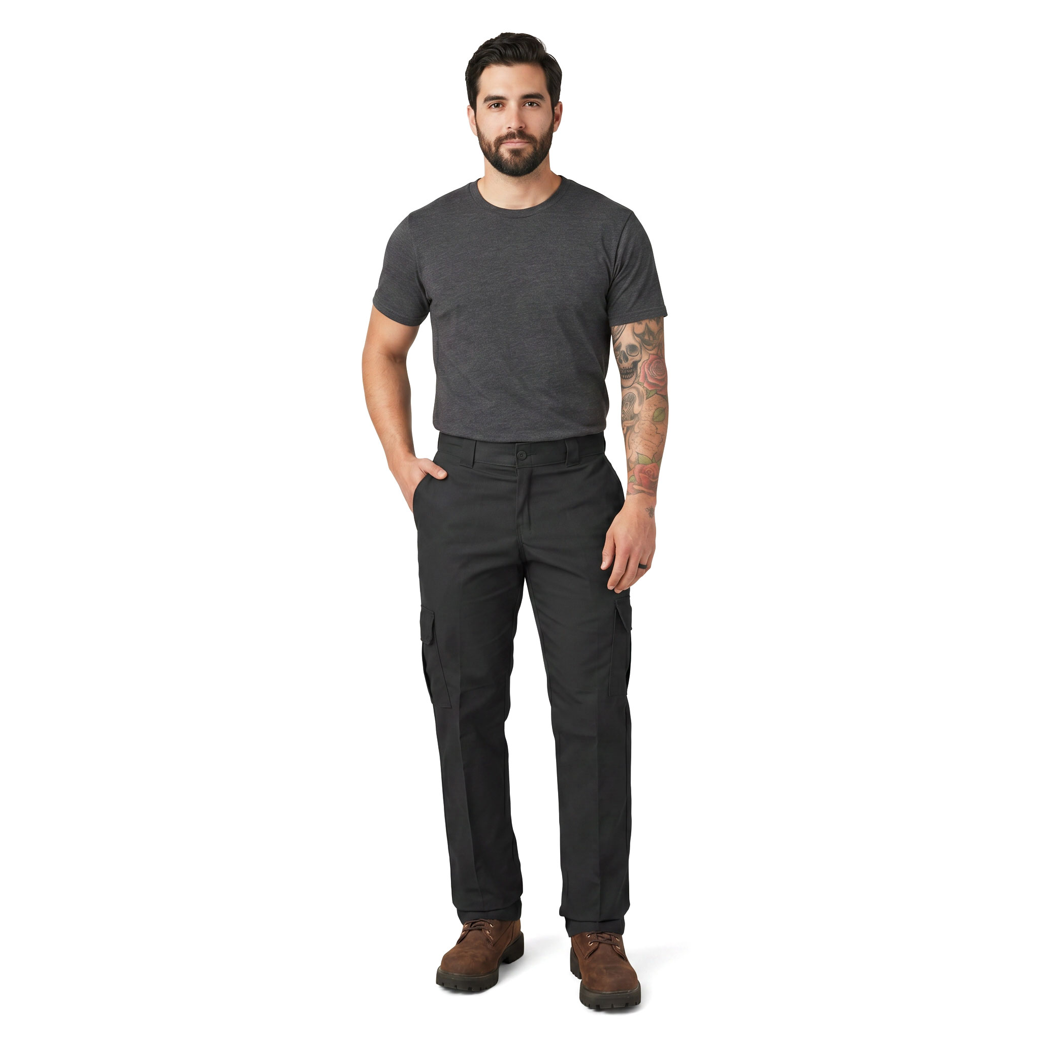 Dickies cargo trousers, Black, large image number 2
