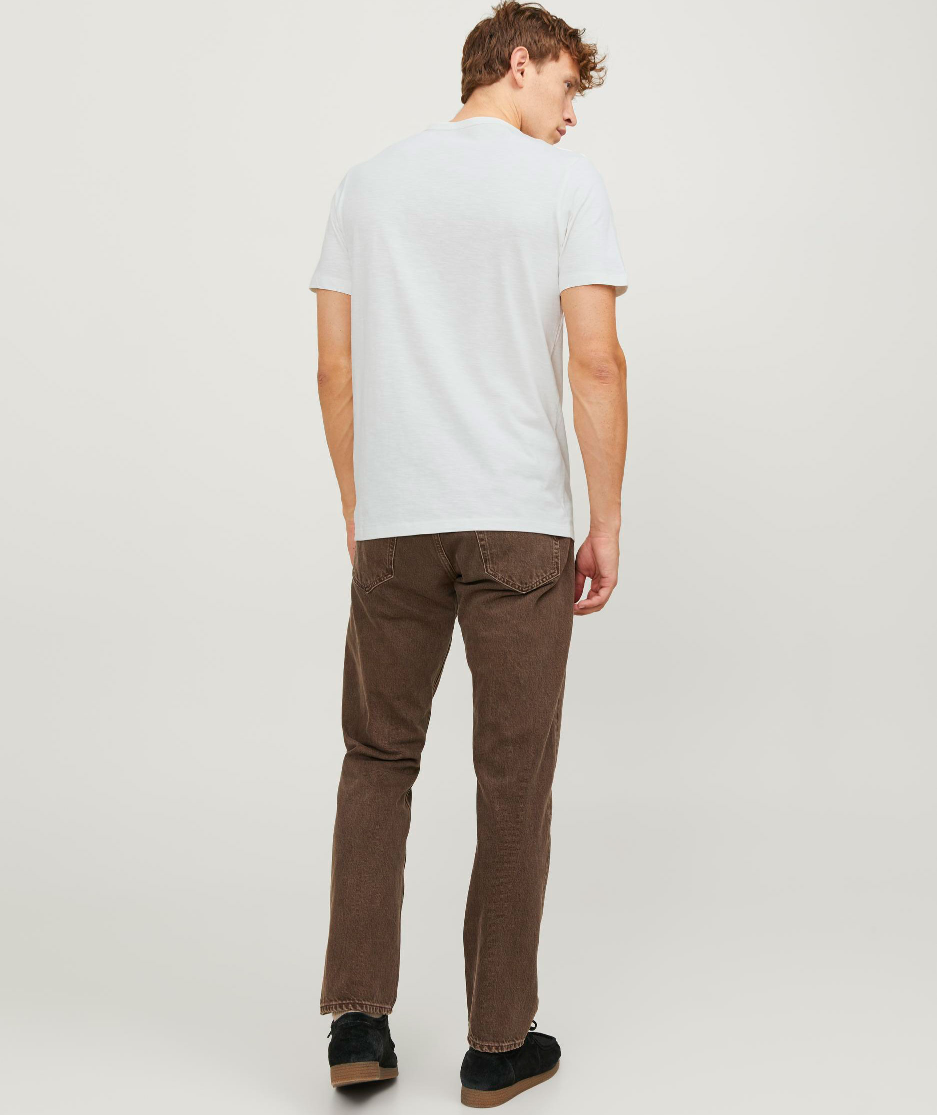 Jack & Jones JJESPLIT T-skjorte, Cloud Dancer, large image number 6