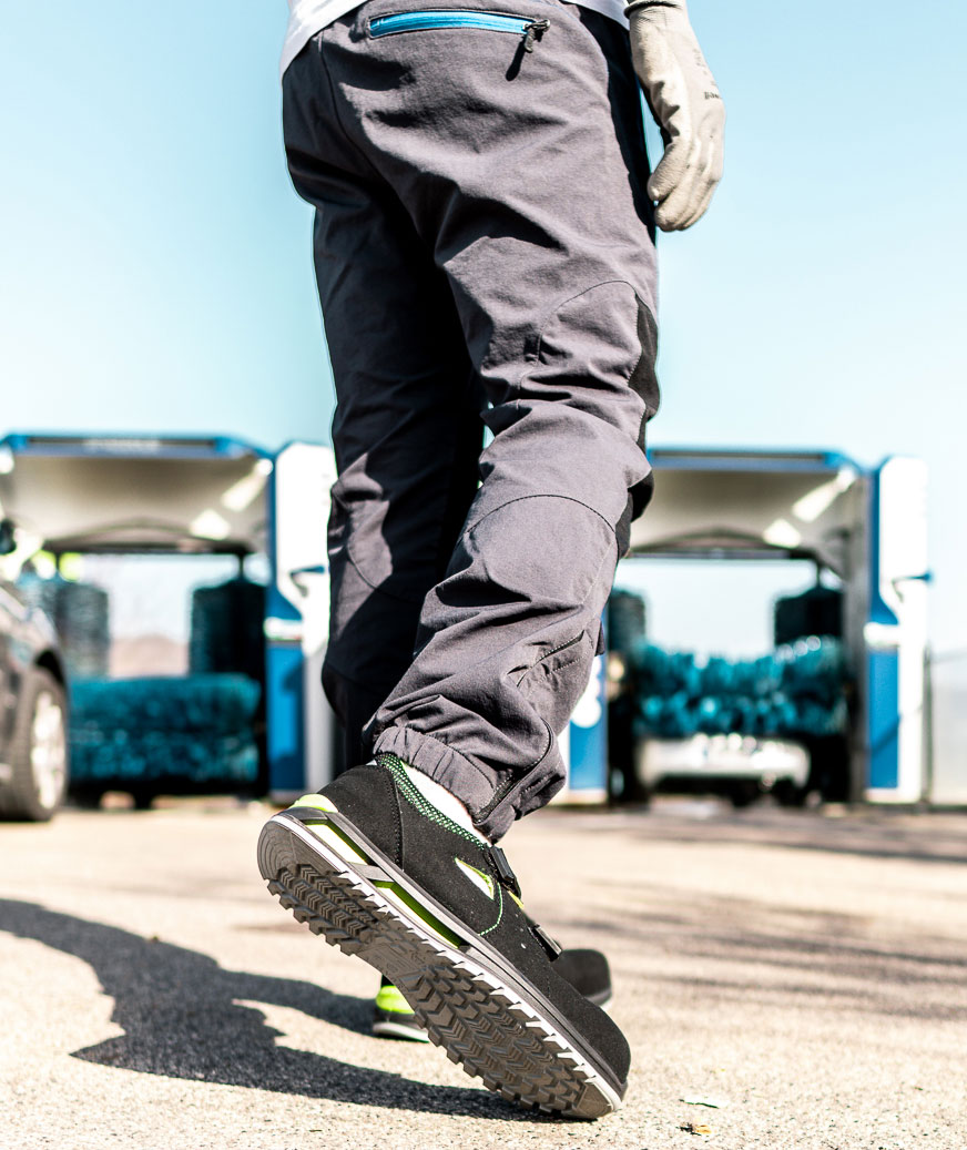 Giasco Samoa sikkerhedssandaler S1P, Sort/Gr&oslash;n, large image number 2