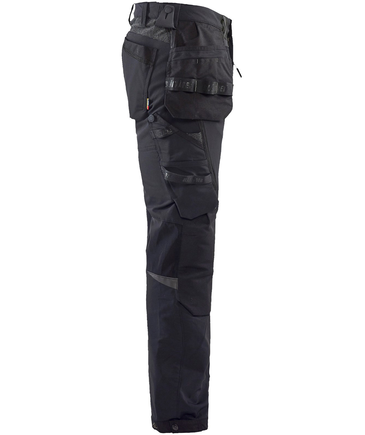 Bl&aring;kl&auml;der craftsman trousers full stretch, Black/Grey, large image number 3