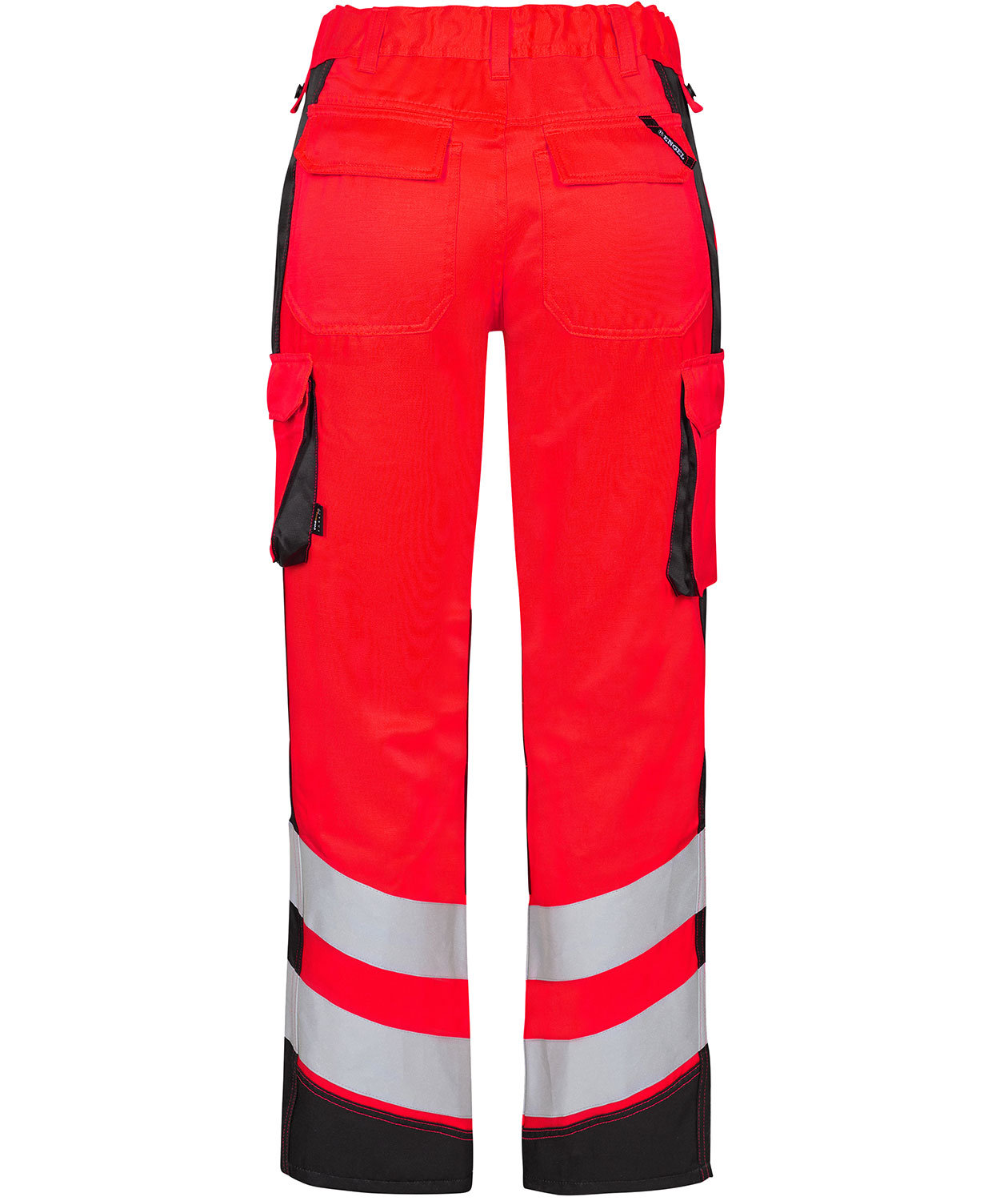 Engel Safety Light Damen Arbeitshose, Hi-vis Rot/Schwarz