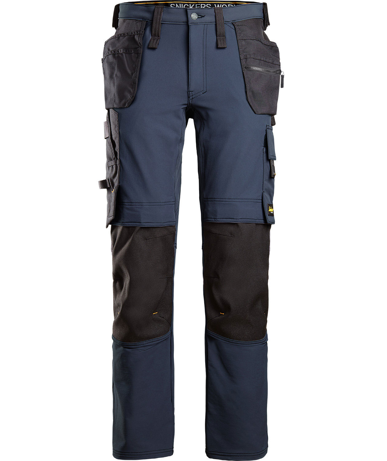 Snickers AllroundWork h&aring;ndverksbukse 6271 full stretch, Marine/Svart, Marine/Svart, swatch