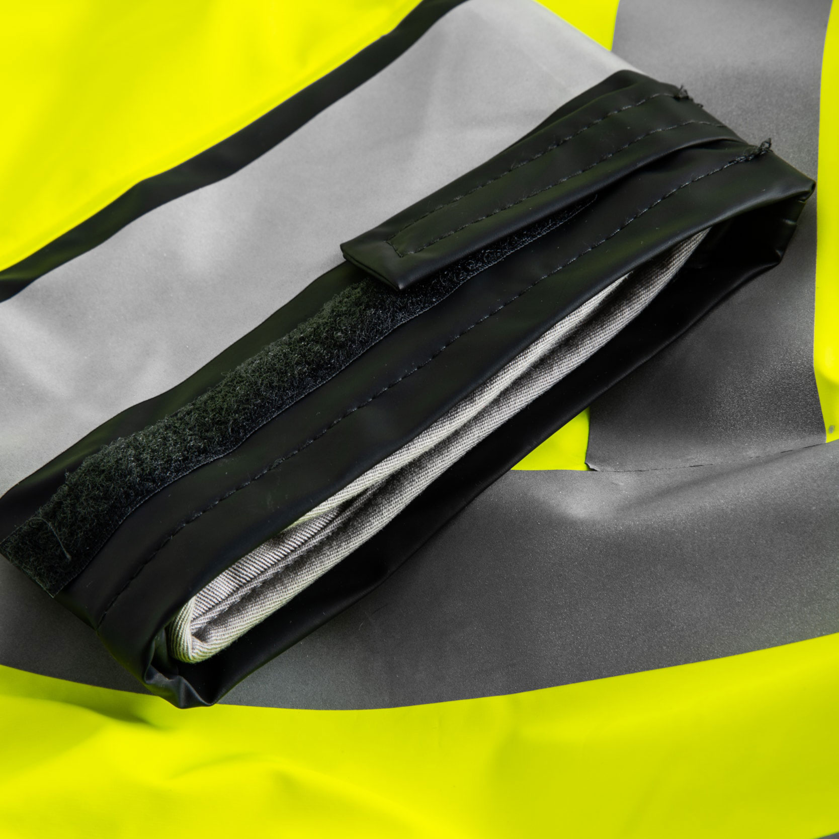 Lyngs&oslash;e Multinorm PU Winterjacke, Hi-vis gelb/marine, large image number 3