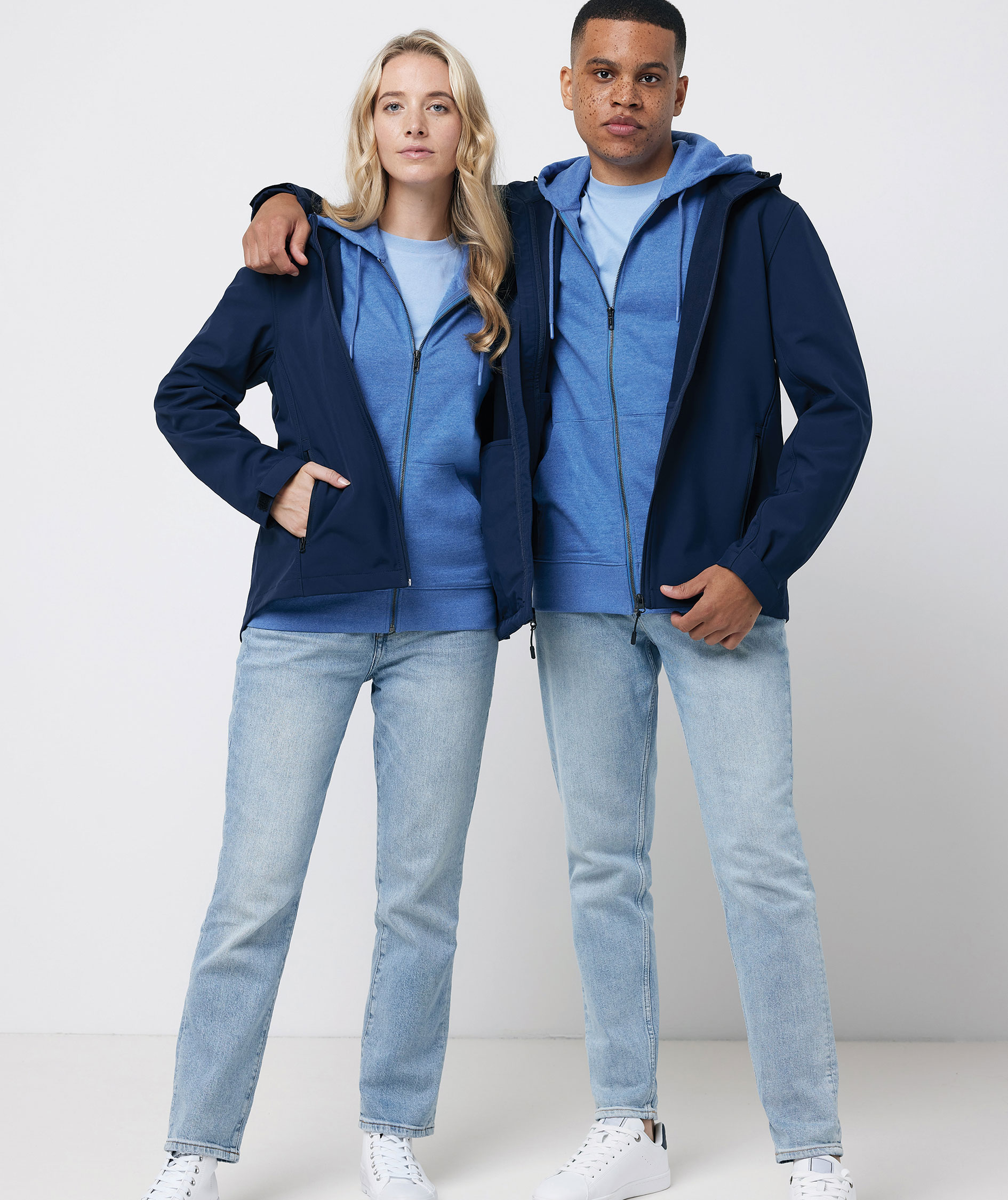 Iqoniq Makalu women's softshell jacket, Marine, large image number 9